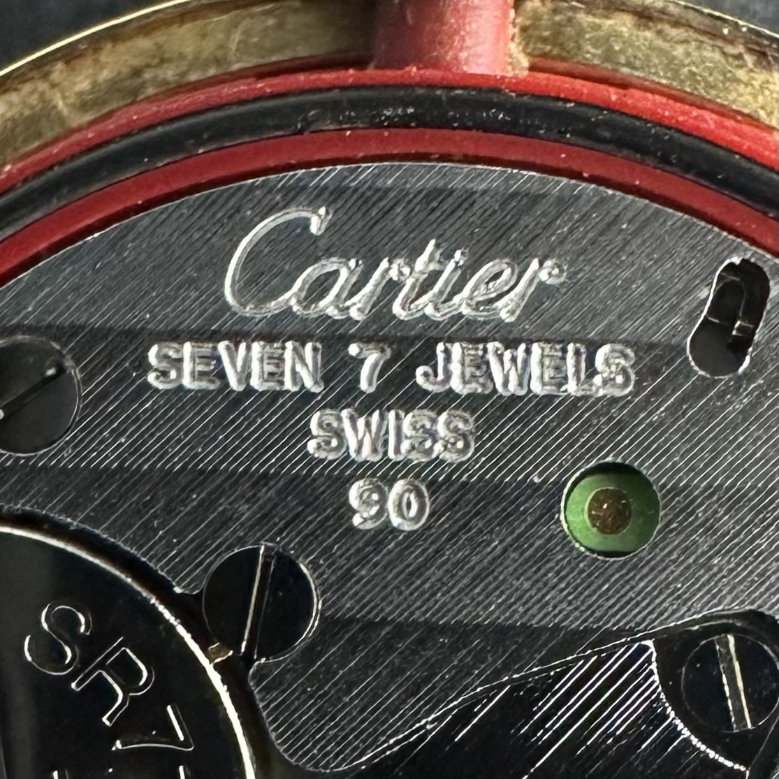 Vintage Cartier Vermeil Must Round case SM Lady 590004 - 24mm - 1990s