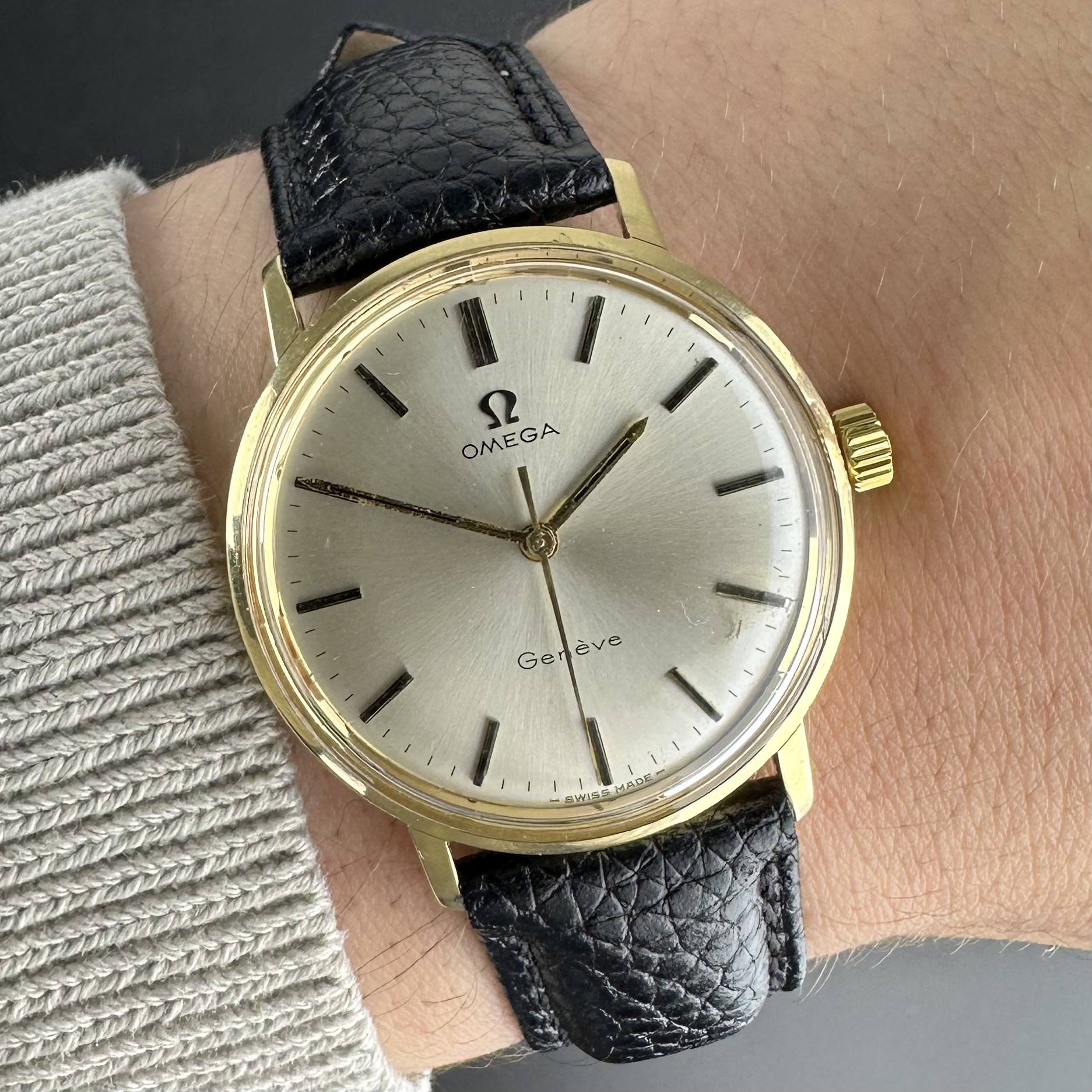 Vintage Omega Genève 14k Solid Yellow Gold 135.030 - 33mm - 1968