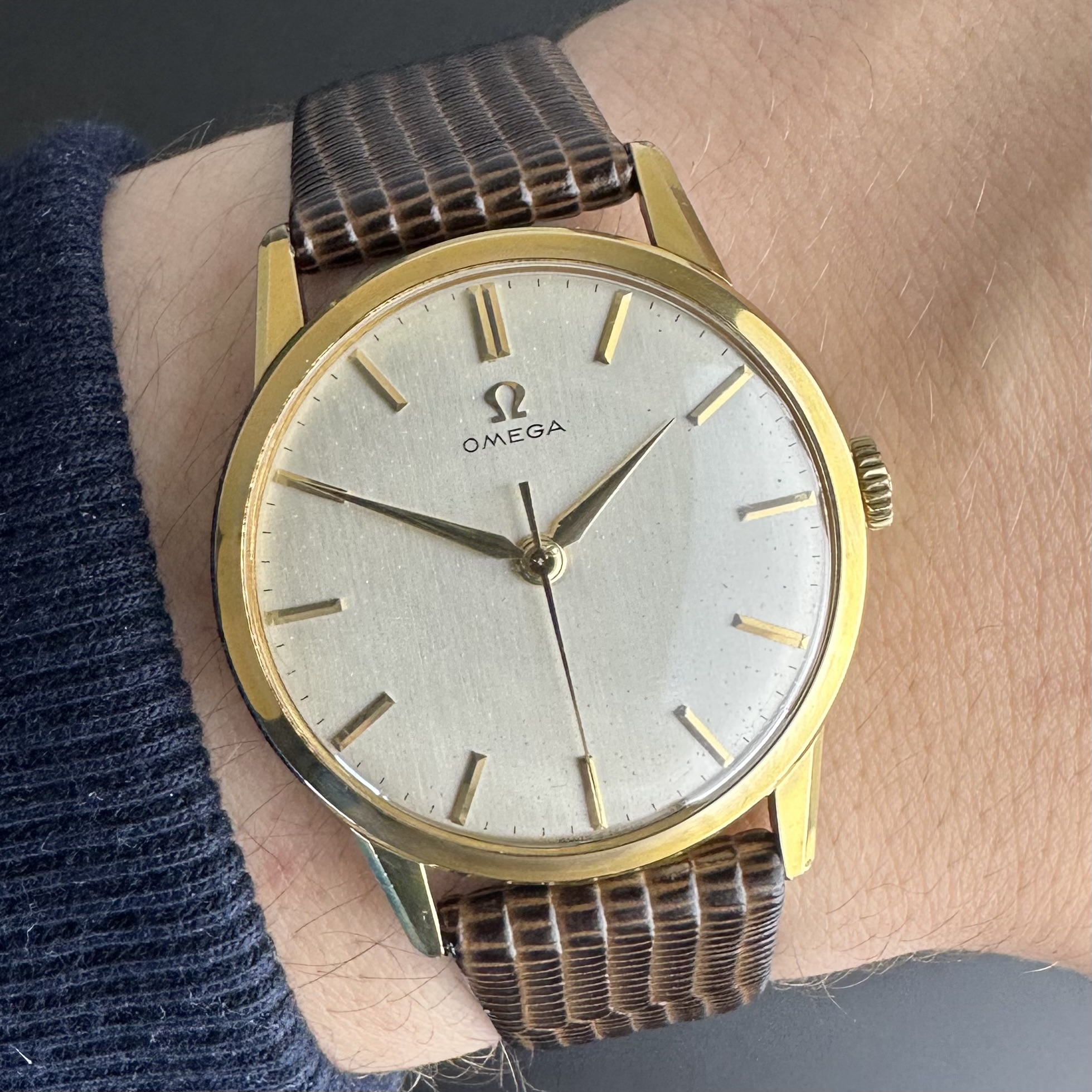 Vintage Omega Manual Wind Gold Plated Dresswatch 14714-61-SC - 33mm - 1961