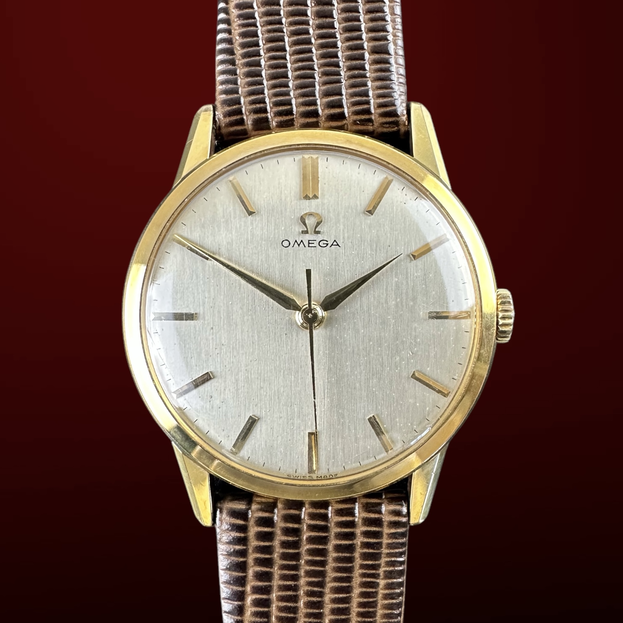 Vintage Omega Manual Wind Gold Plated Dresswatch 14714-61-SC - 33mm - 1961