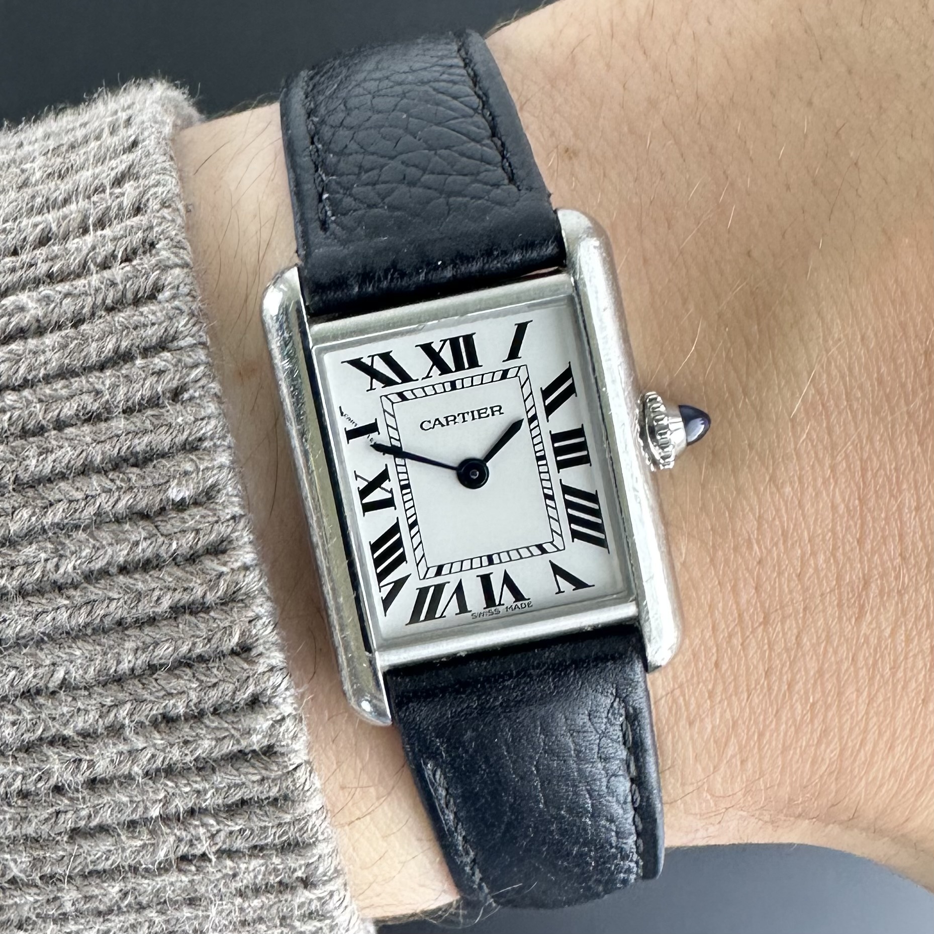 Cartier Tank Must SM Small Silver Roman Numerals Quartz WSTA0042 - 22mm - 2020