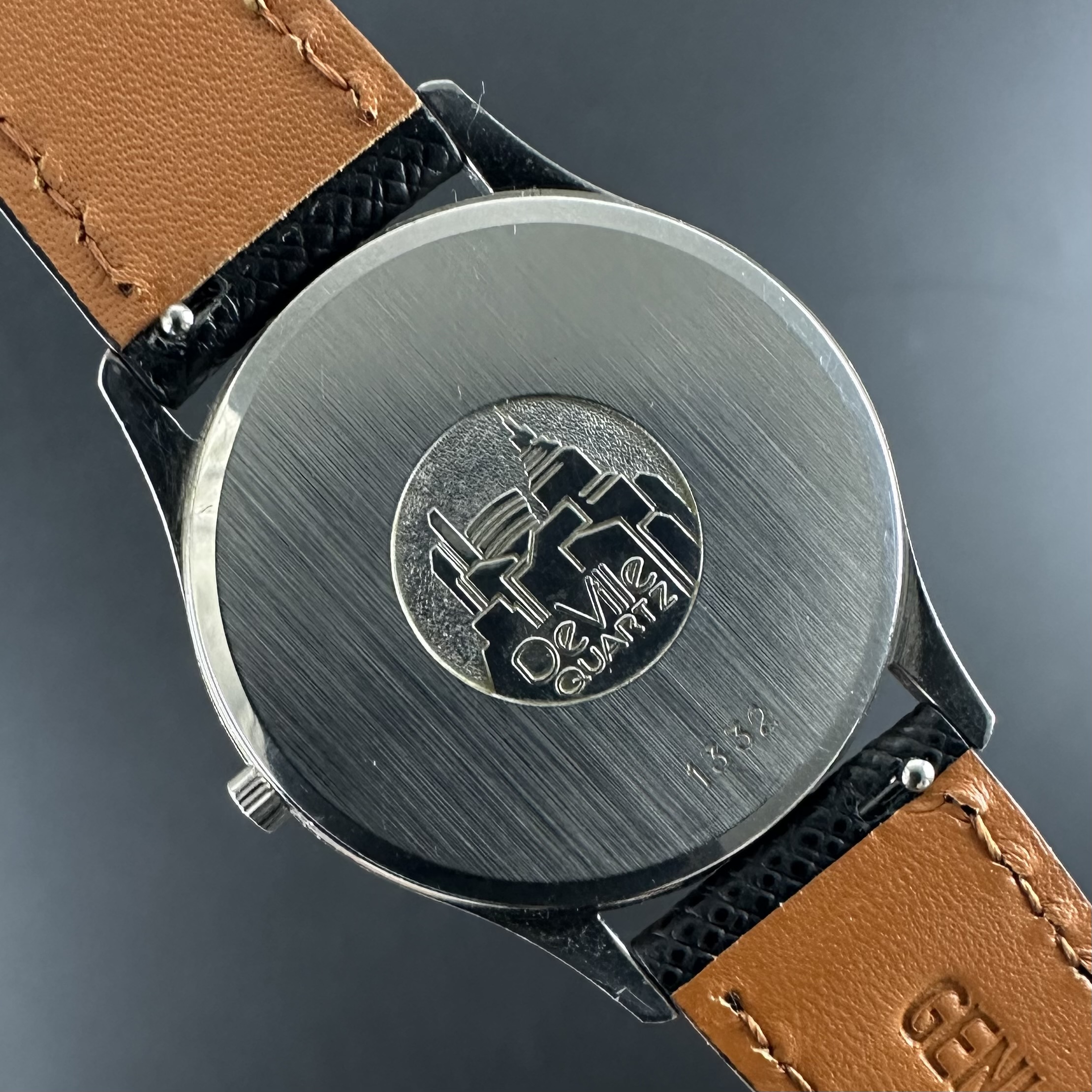 Vintage Omega De Ville Quartz Ghost dial Black 196.0201 - 34mm - 1979