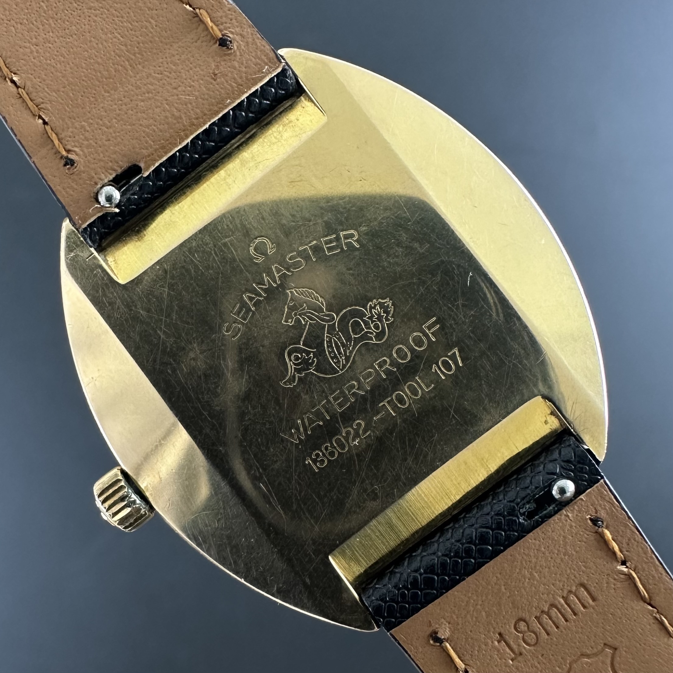 Vintage Omega Seamaster Cosmic Rose Gold Plated 136.022 - 35mm - 1969