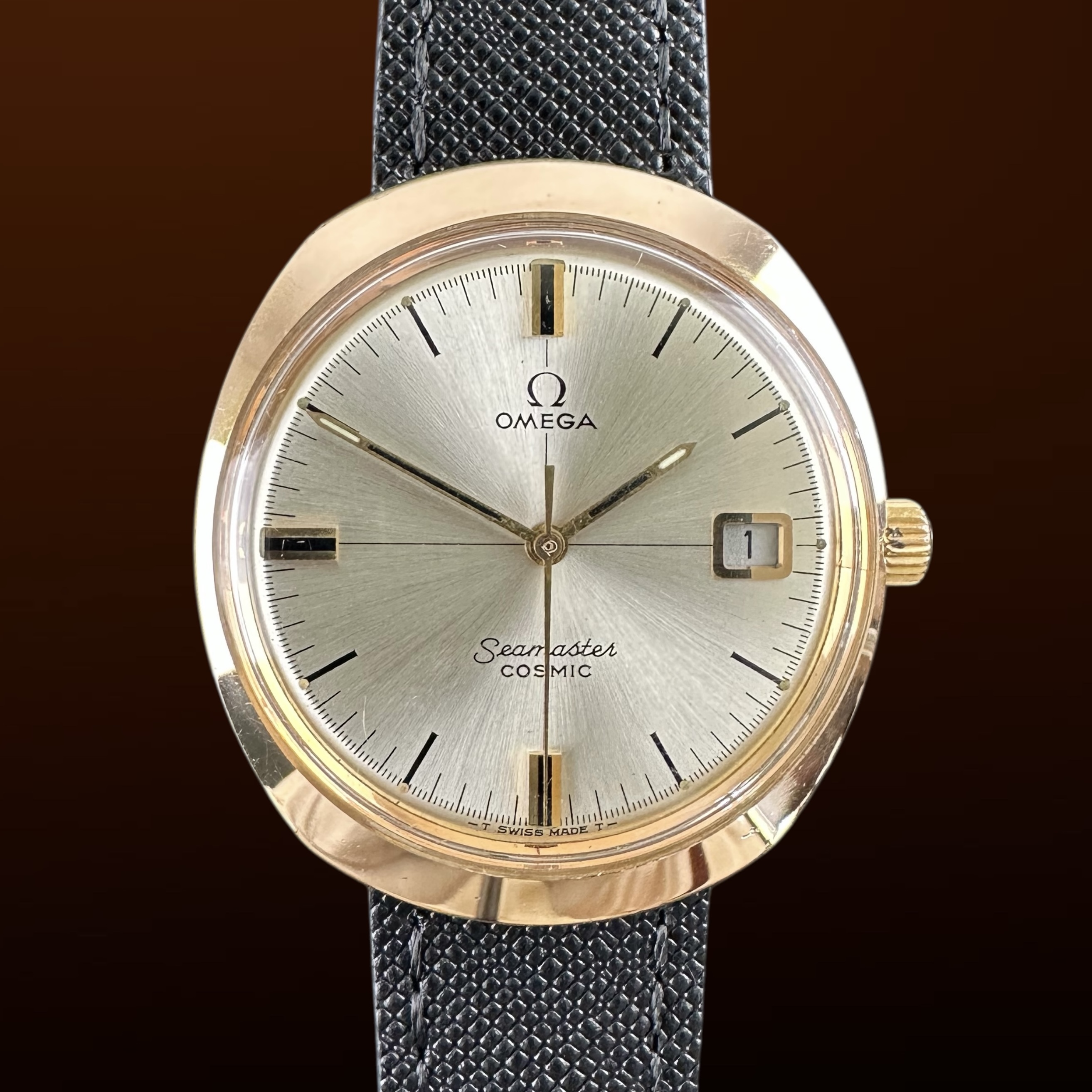 Vintage Omega Seamaster Cosmic Rose Gold Plated 136.022 - 35mm - 1969