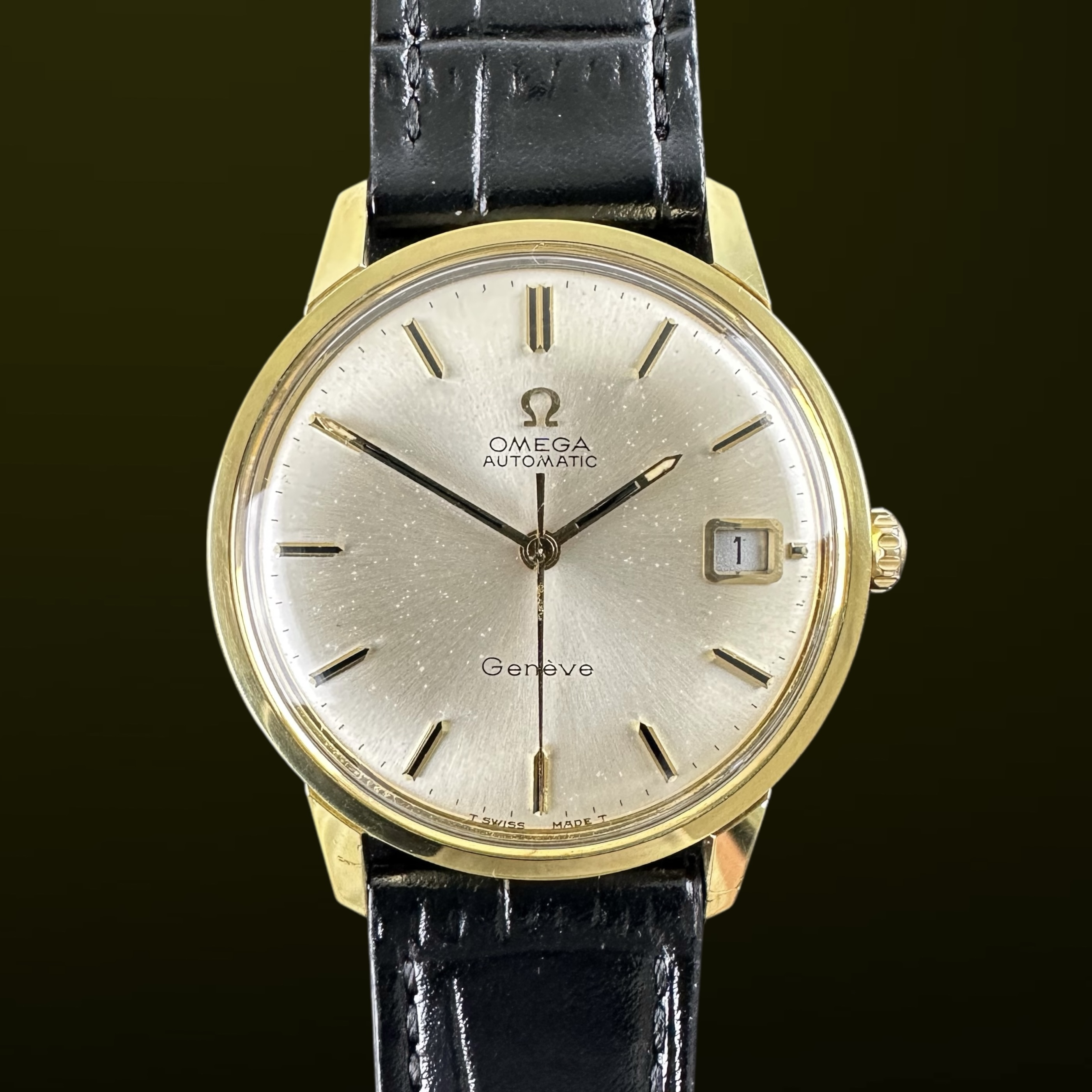 Vintage Omega Genève Automatic Gold Plated 166.002 - 34,5mm - 1967