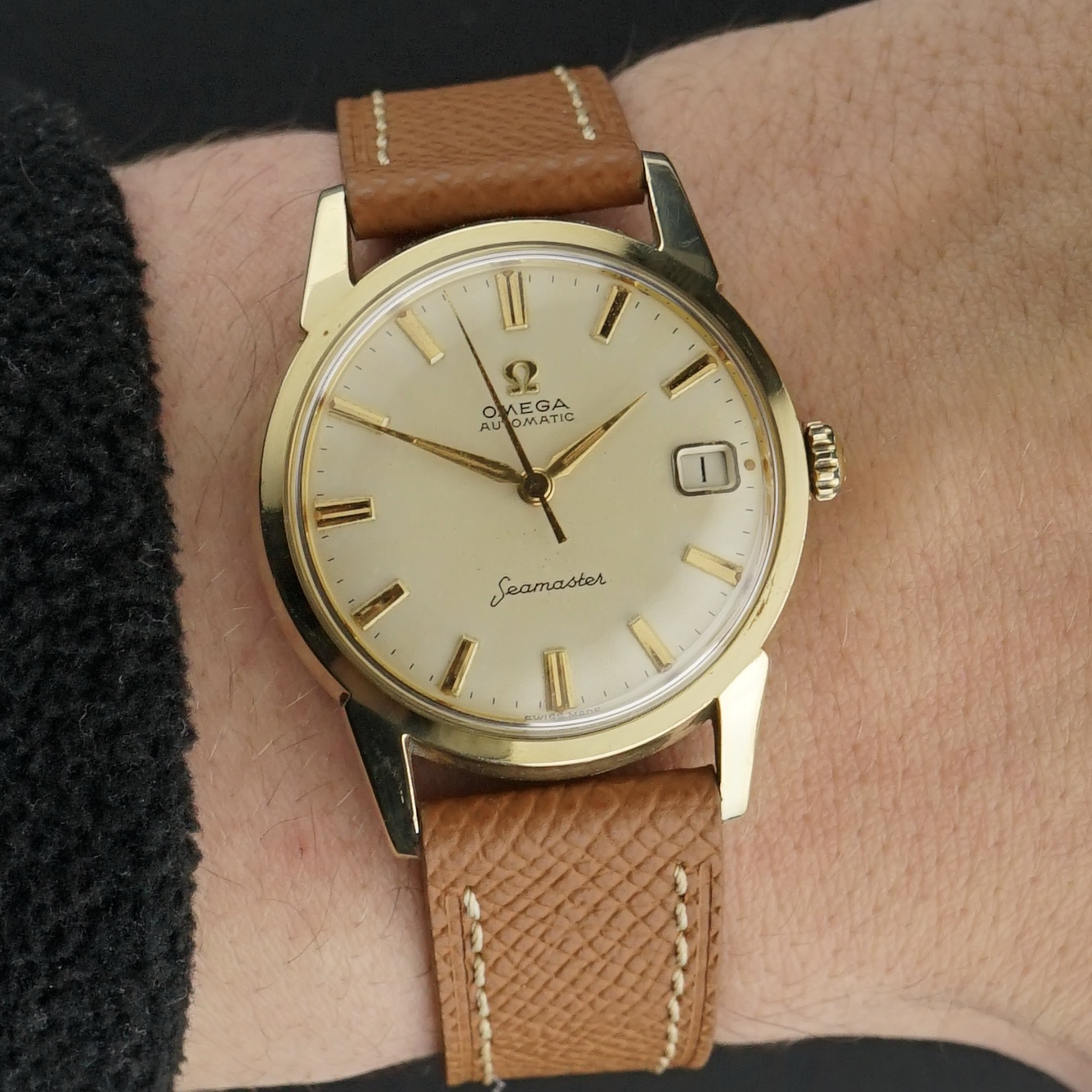 Vintage Omega Seamaster Automatic Gold Plated 14746 SC-61 - 34mm - 1961