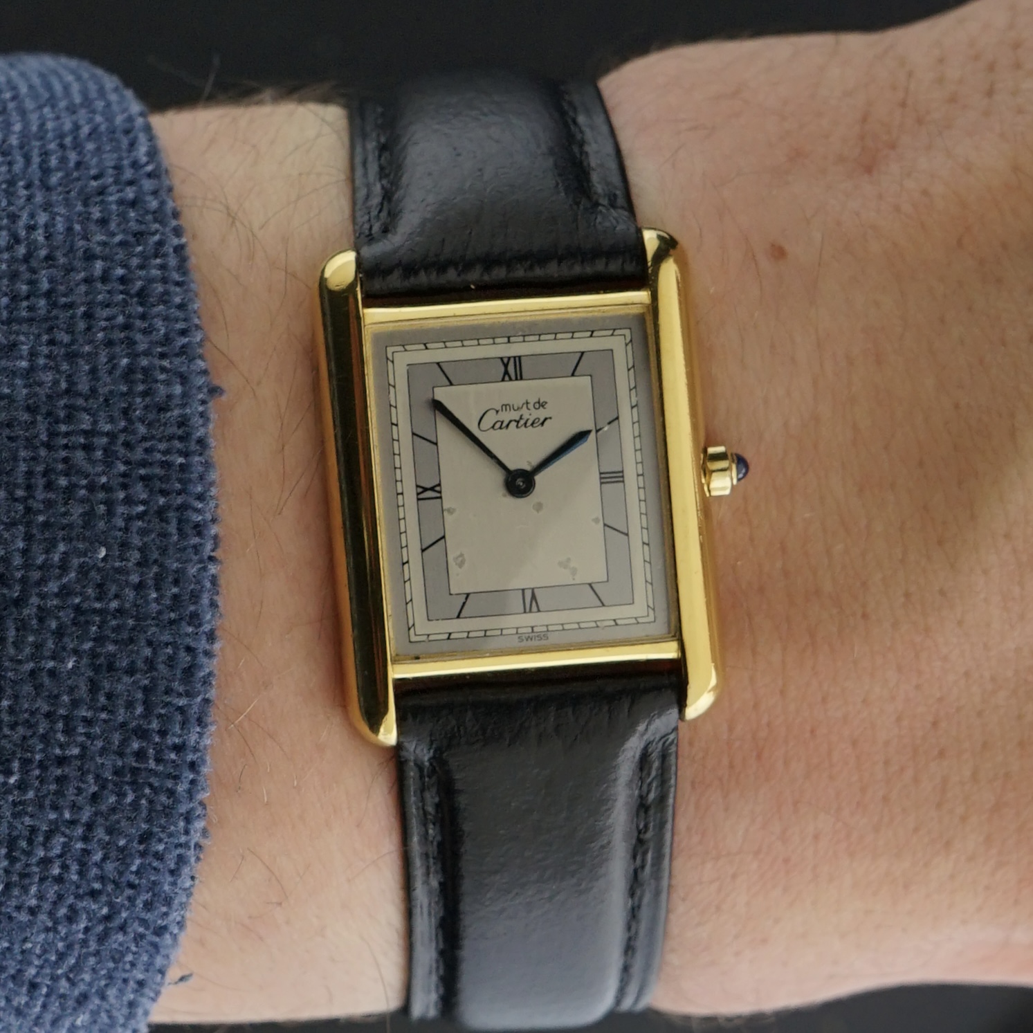 Vintage Cartier Tank Vermeil LM Quartz 681006 - 23,5mm - 1990s