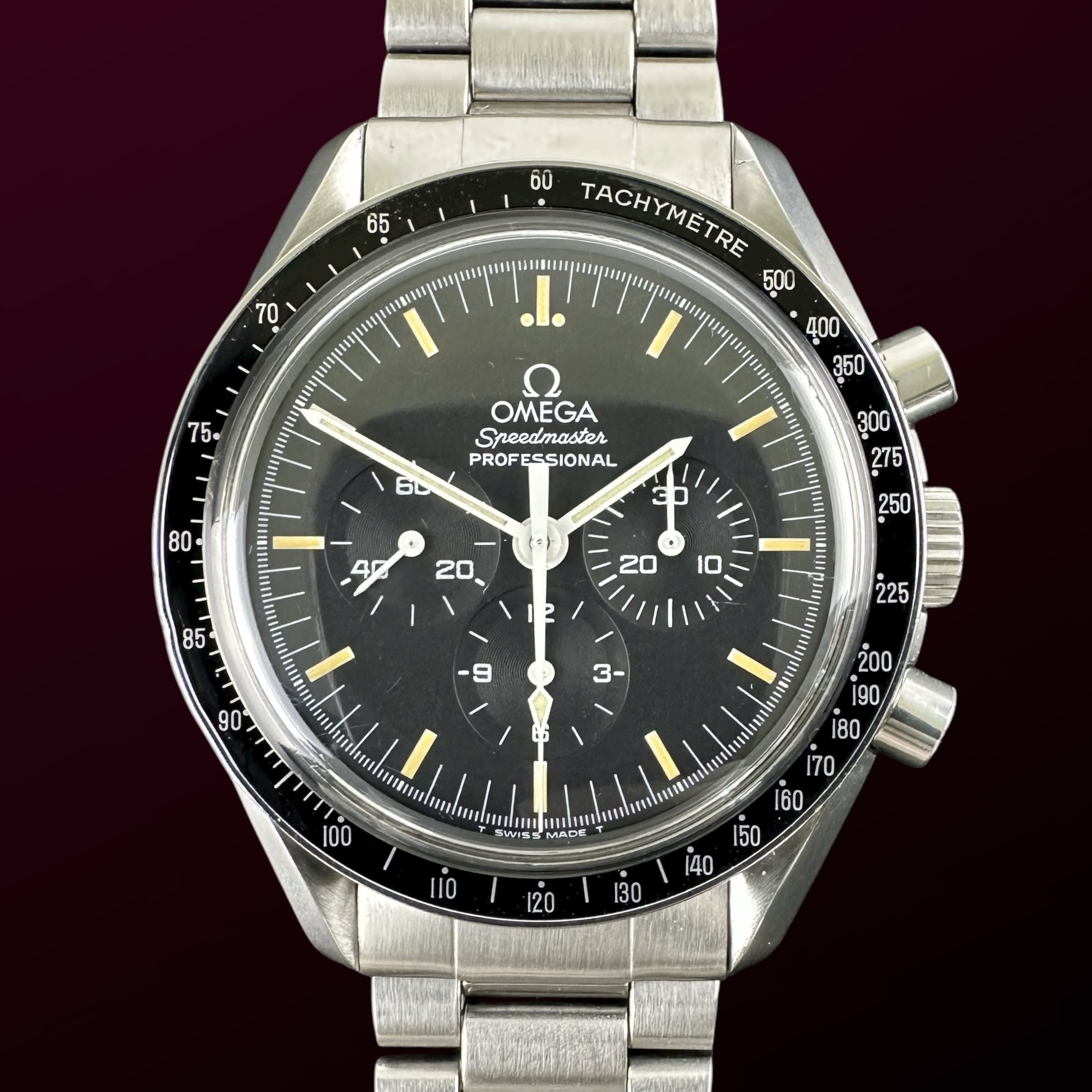 Vintage Omega Speedmaster Professional Moonwatch Tritium 145.022 - 42mm - 1985