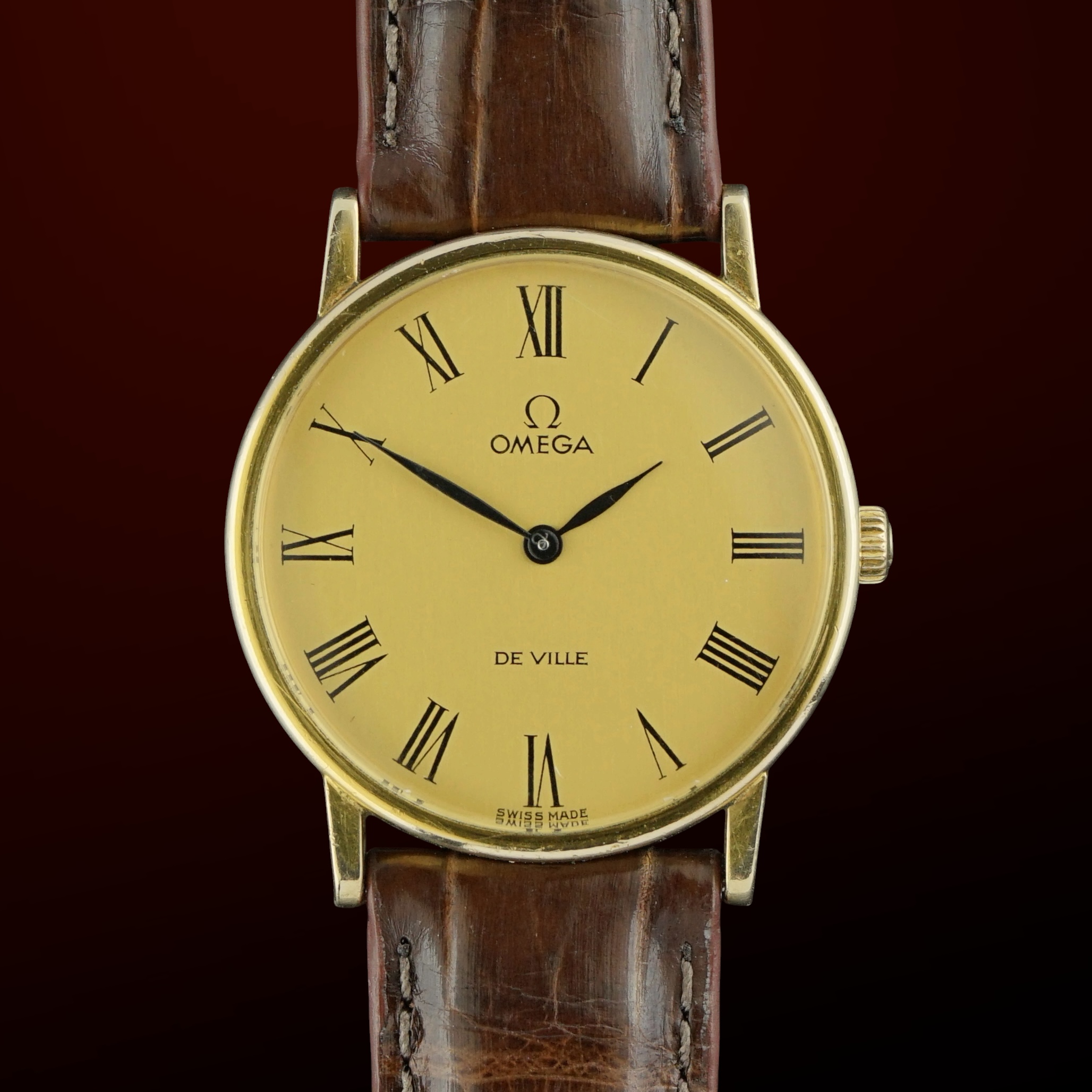 Vintage Omega De Ville Roman Numerals Manual Wind 111.140 - 32mm - 1975