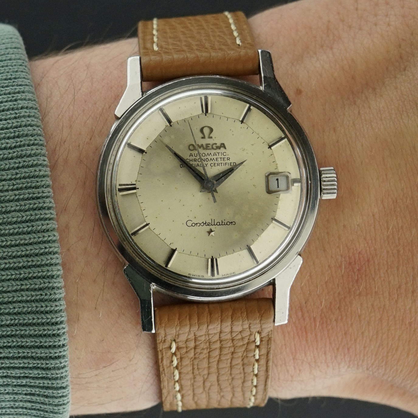 Vintage Omega Constellation Chronometer “Pie Pan” “Dog Leg” 168.005 - 34mm - 1967