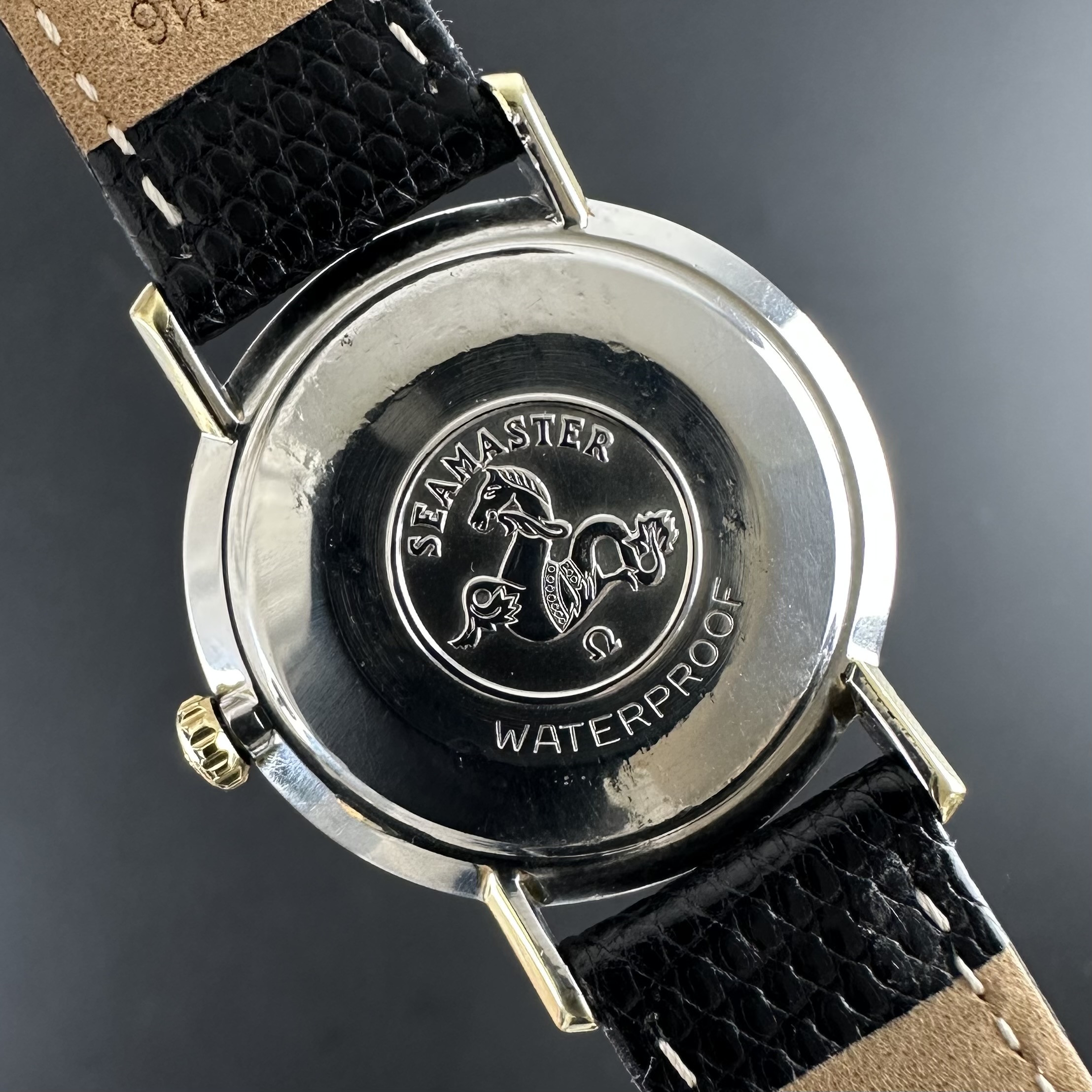 Vintage Omega Seamaster De Ville Linen Dial Manual Wind 14k Bezel 135.020 - 34,5mm - 1964