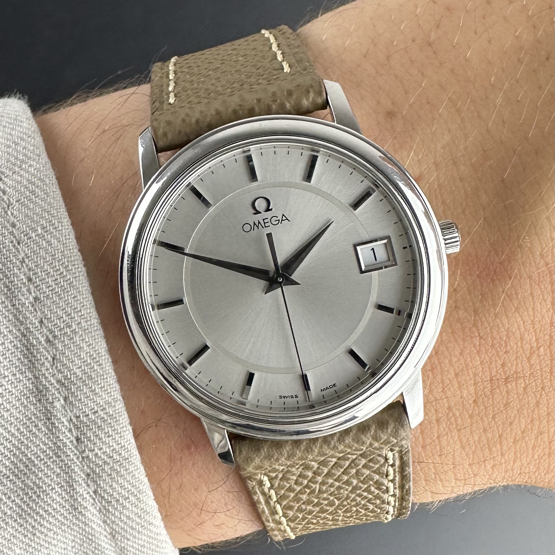 Vintage Omega De Ville Prestige Quartz 196.1150 - 34,5mm - 1998