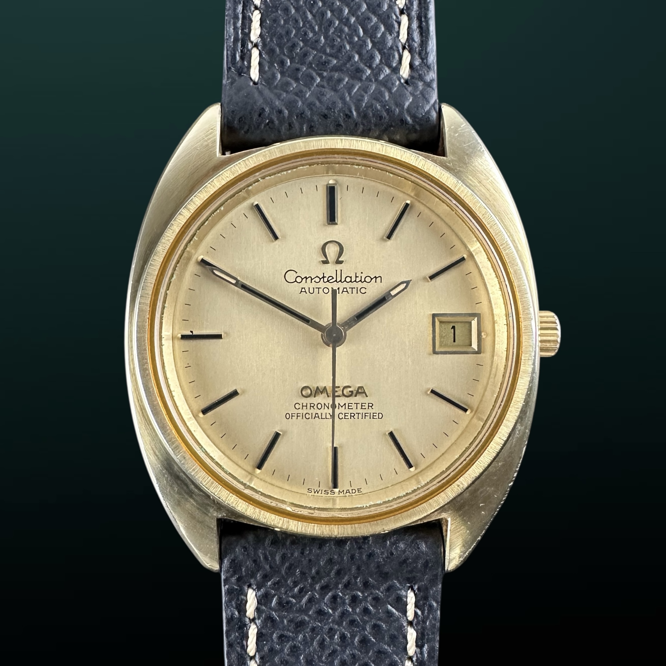 Vintage Omega Constellation C-Shape Chronometer Gold Plated 168.0056 - 35mm - 1971