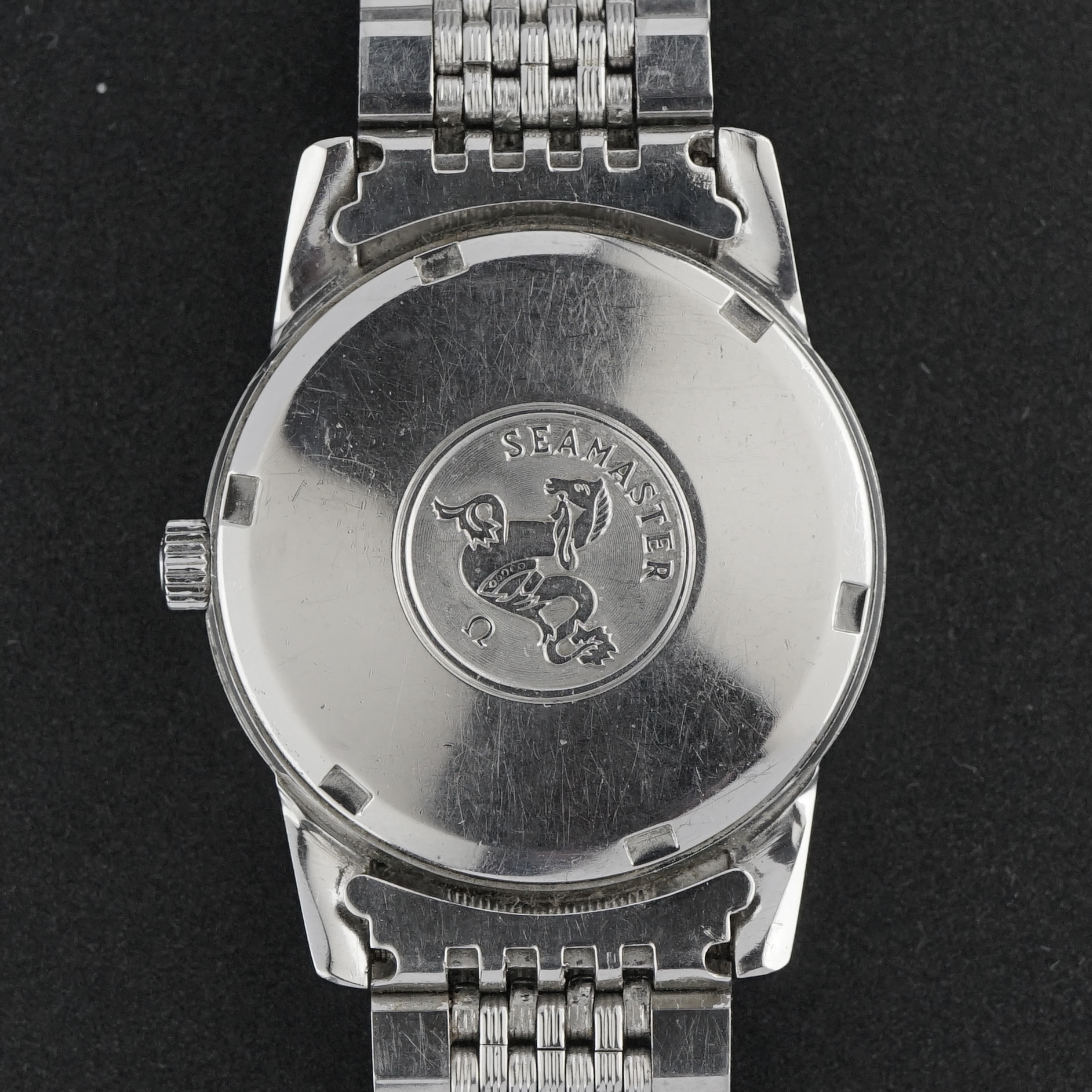 Vintage Omega Seamaster Automatic Textured Bracelet 166.009 - 34,5mm - 1966