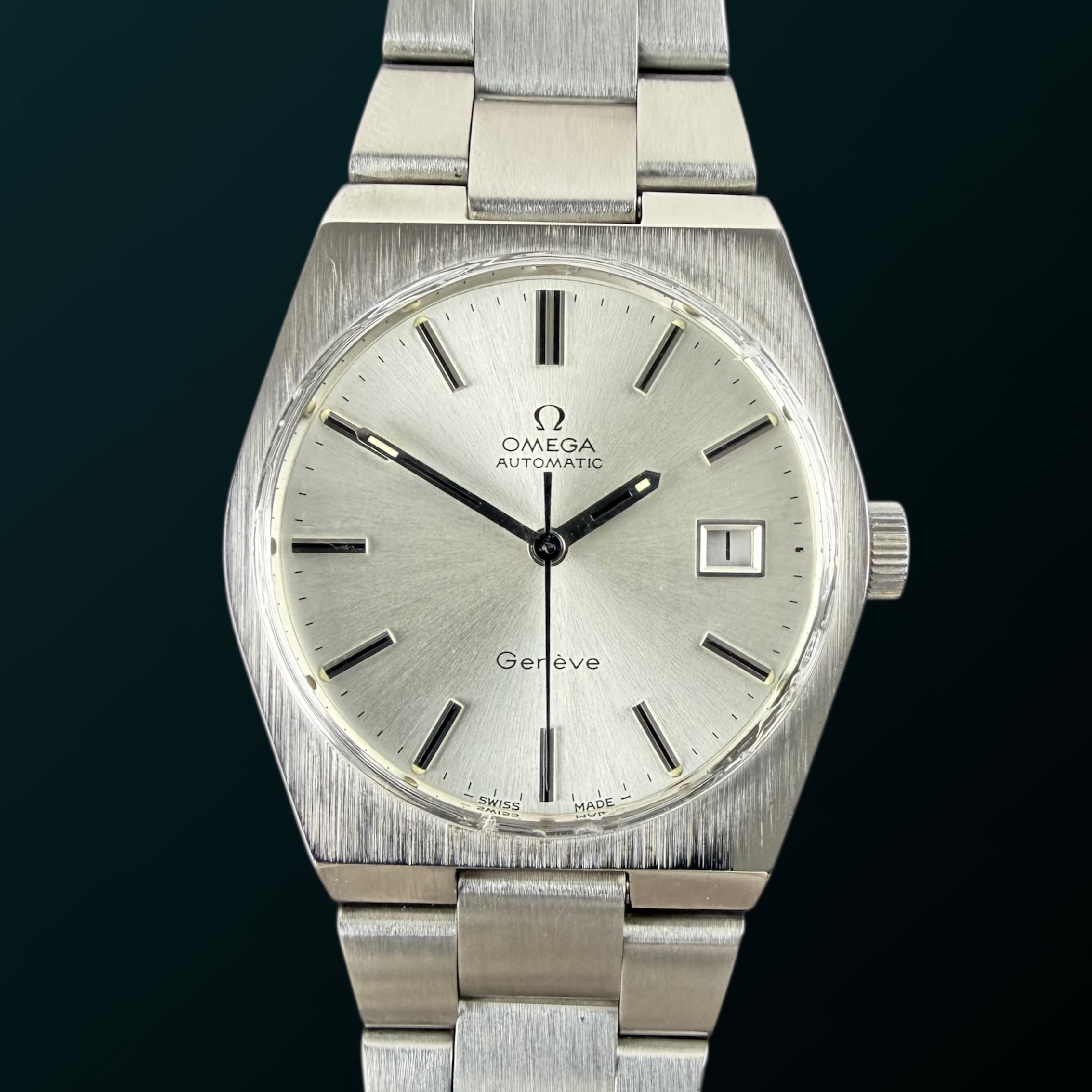 Vintage Omega Genève Automatic Push-Date on Bracelet 166.099 - 35mm - 1971