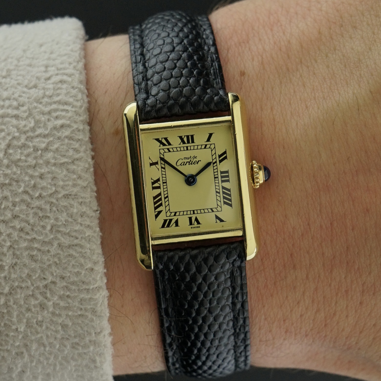 Vintage Cartier Tank Vermeil SM Quartz 5057001 - 20,5mm - 1990s
