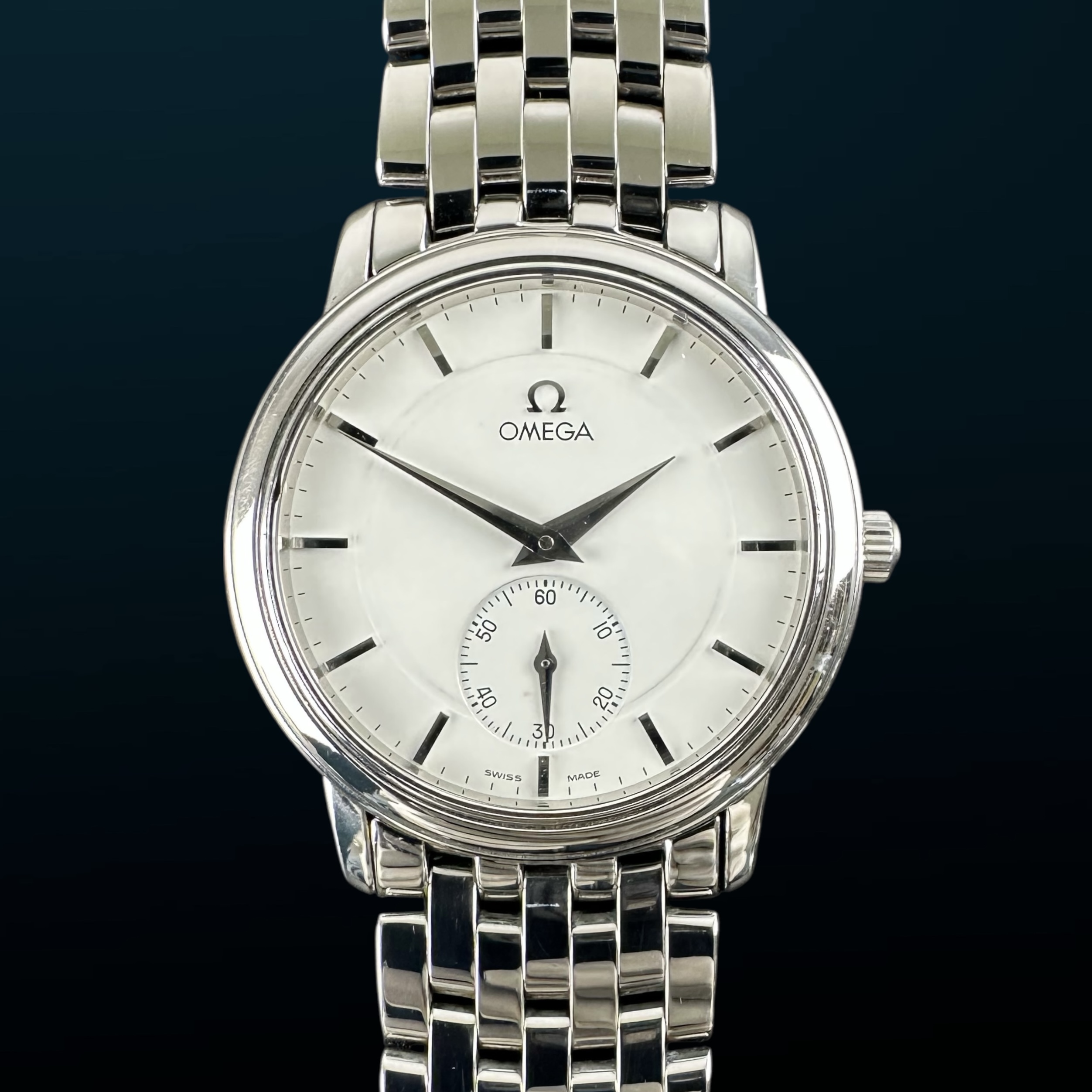 Vintage Omega De Ville Prestige Subdial Manual Wind 125.0150 - 34,5mm - 1998