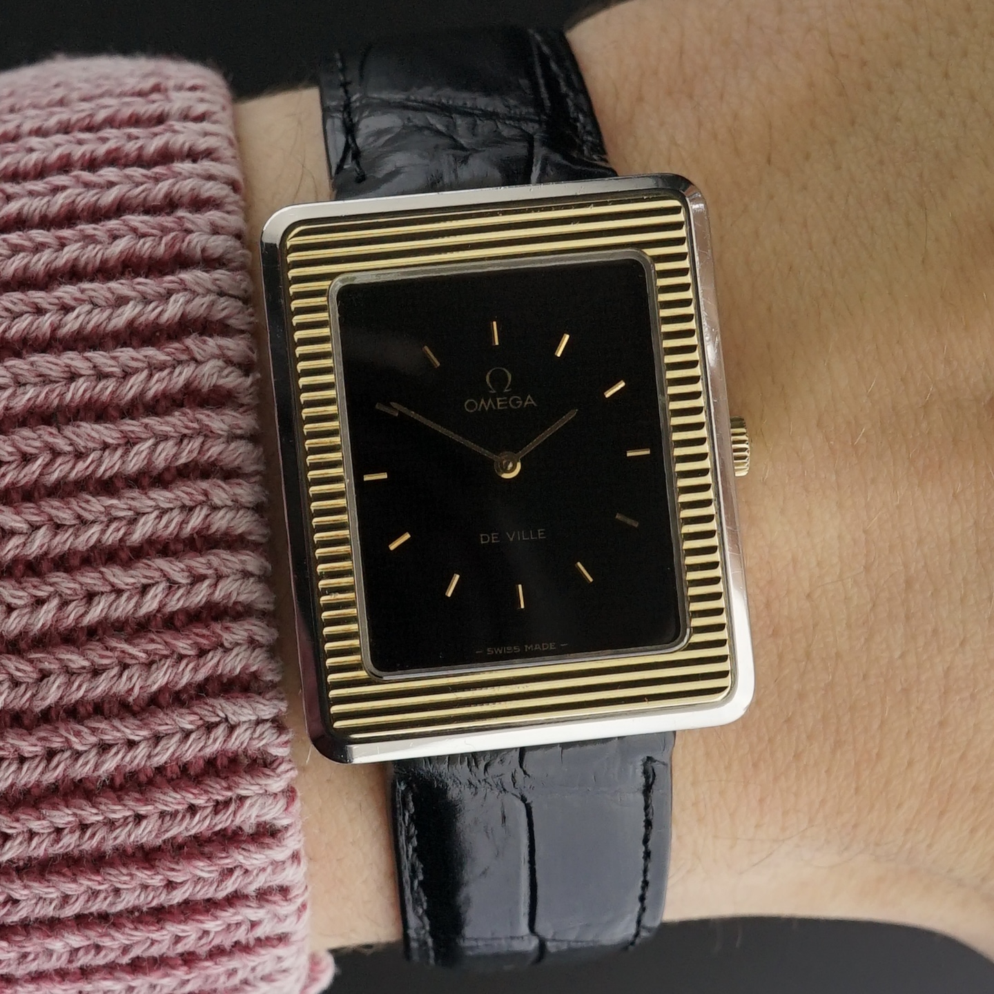 Vintage Omega De Ville Pave D’or Tank 111.0136 - 29mm - 1974