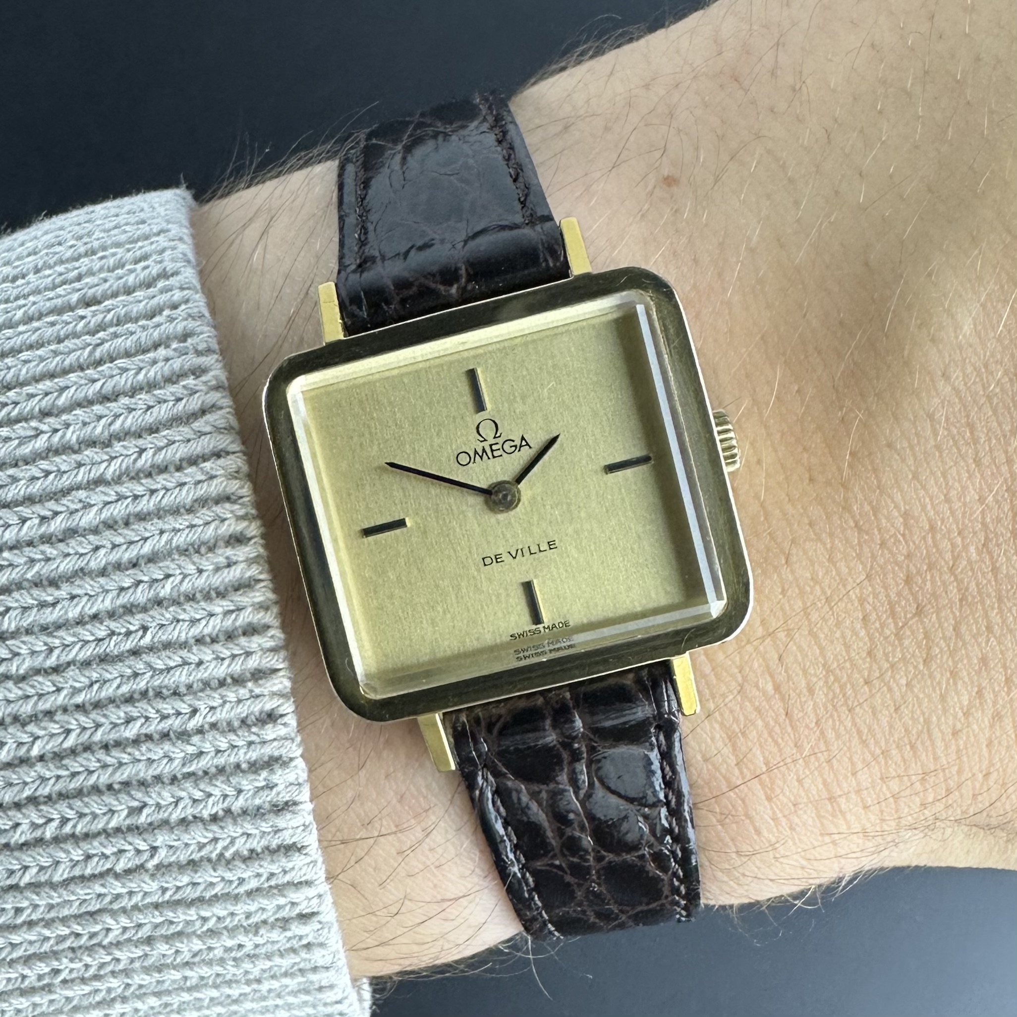 Vintage Omega De Ville “Andrew Grima Emerald” Lady Manual Wind 551.0061 - 26mm - 1969