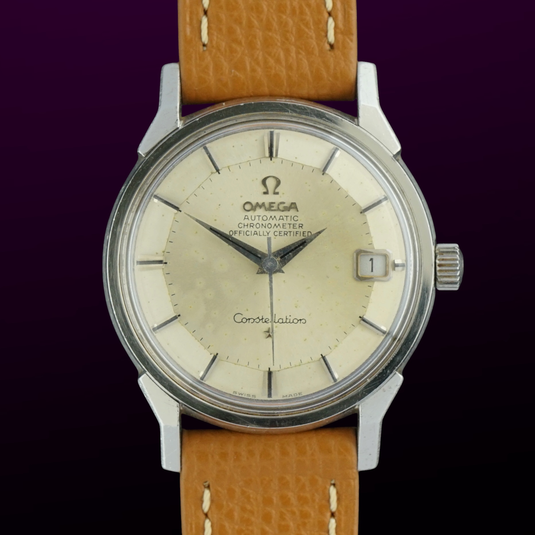 Vintage Omega Constellation Chronometer “Pie Pan” “Dog Leg” 168.005 - 34mm - 1967