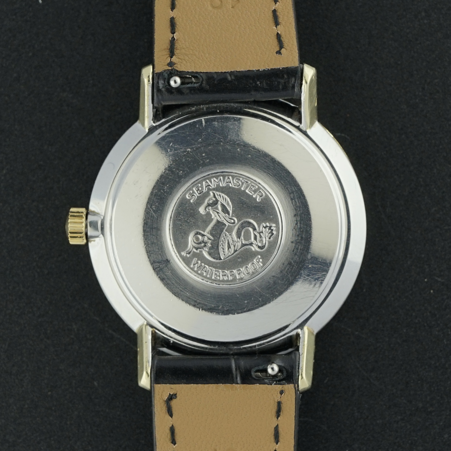 Vintage Omega Seamaster De Ville Manual Wind 14k Yellow Gold Bezel 136.020 - 34,5mm - 1969