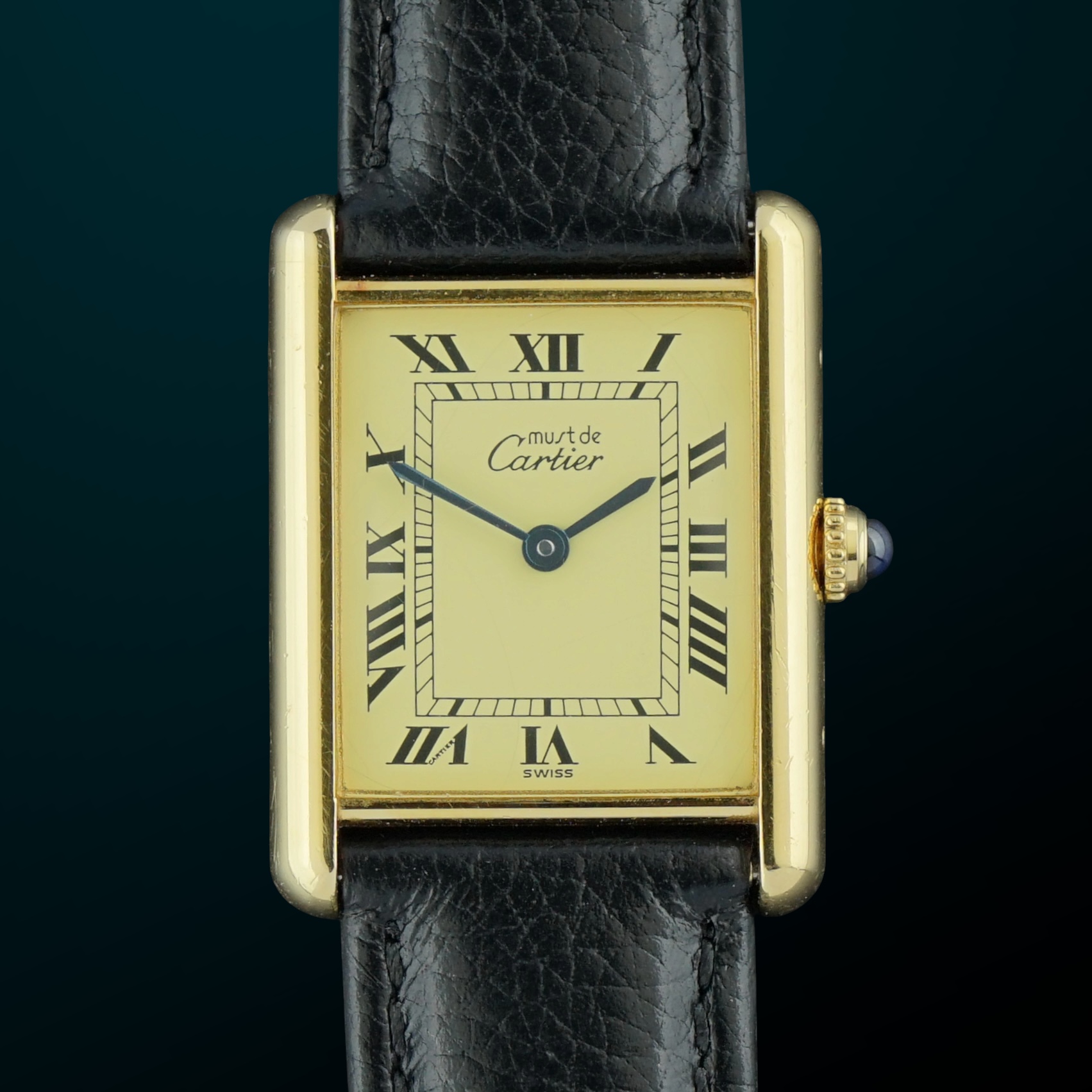 Vintage Cartier Tank Vermeil Must LM Quartz 590005 - 23,5mm - 1990s