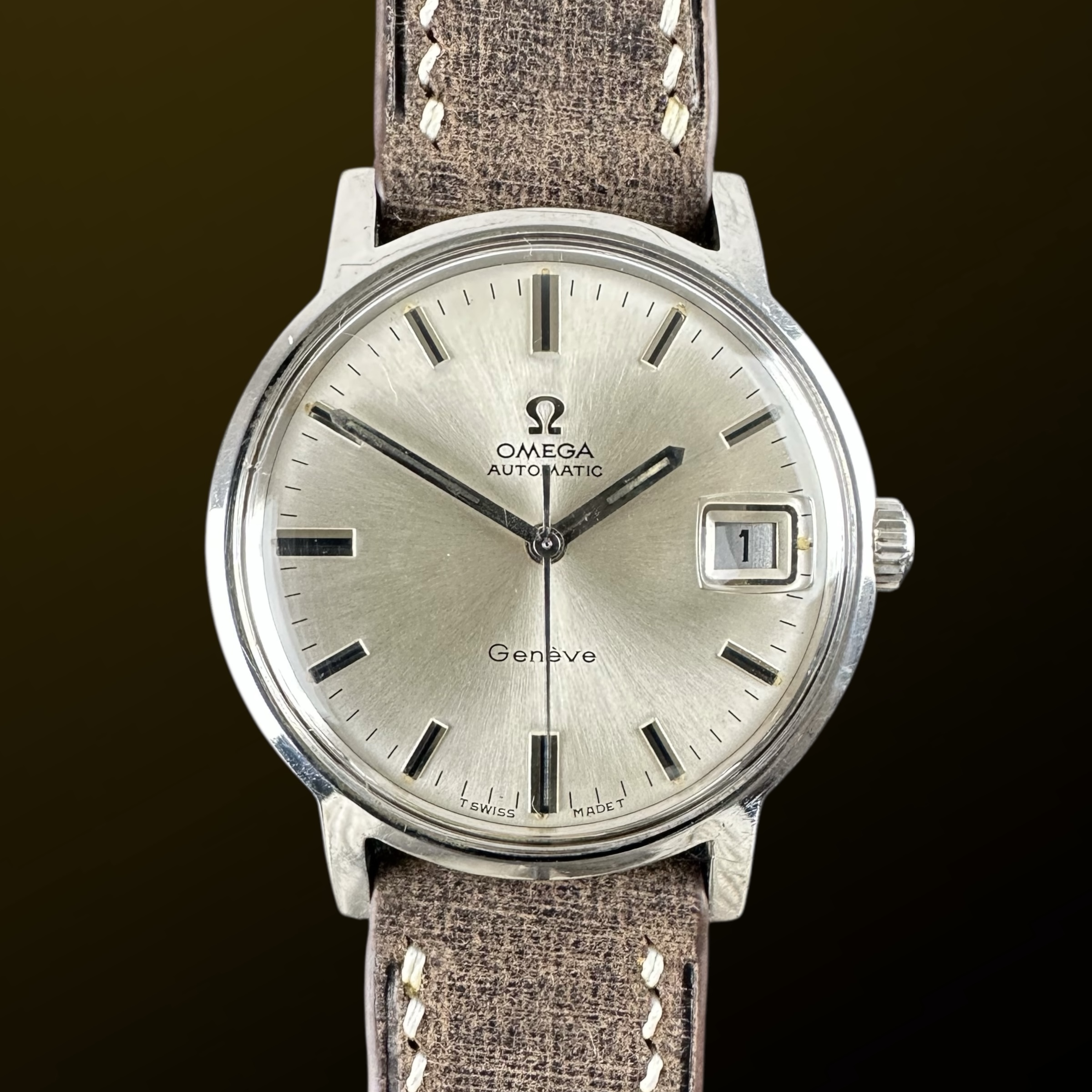 Vintage Omega Genève Automatic Tritium 166.070 - 35mm - 1970