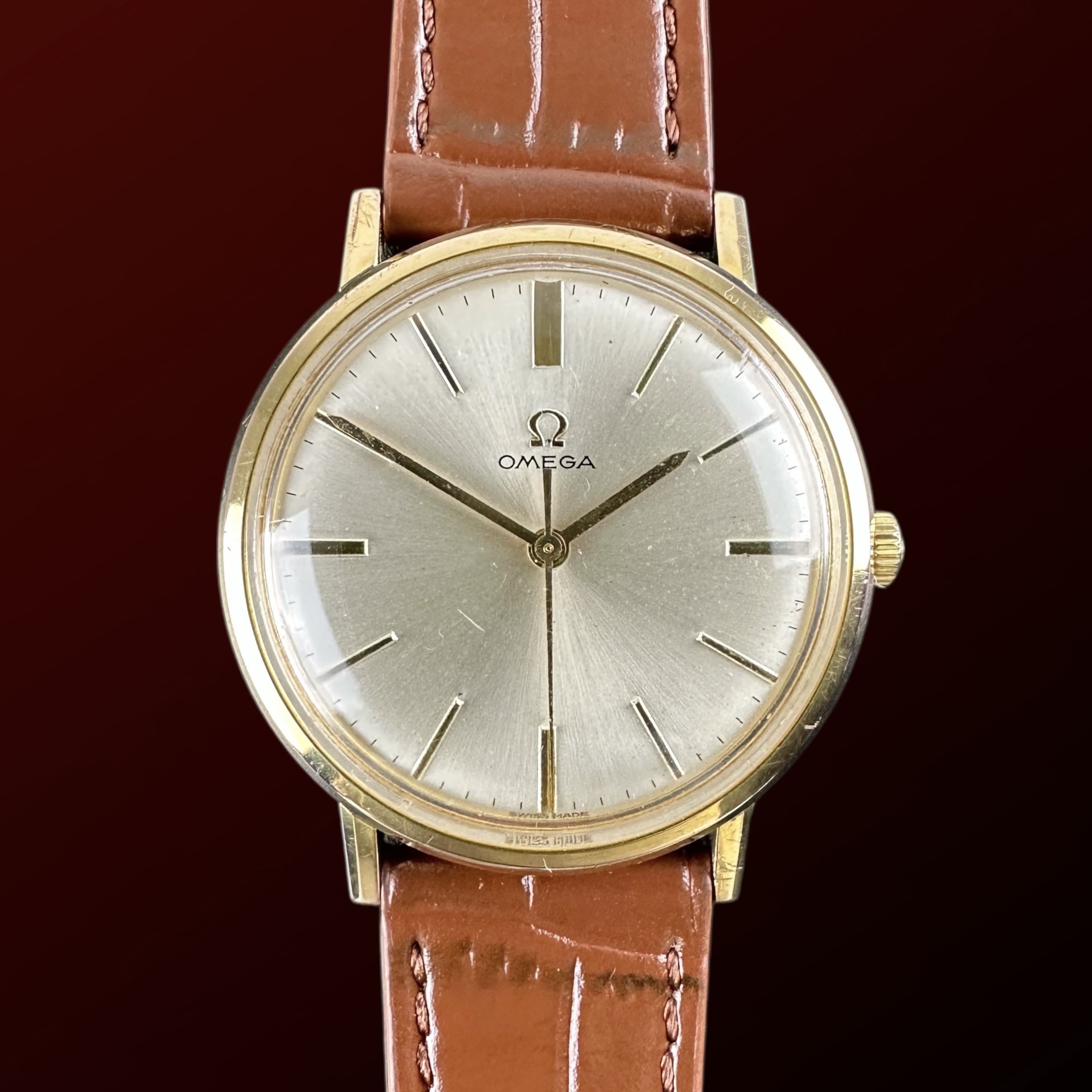 Vintage Omega Manual Wind Gold Plated Dresswatch 131.019 - 34mm - 1965