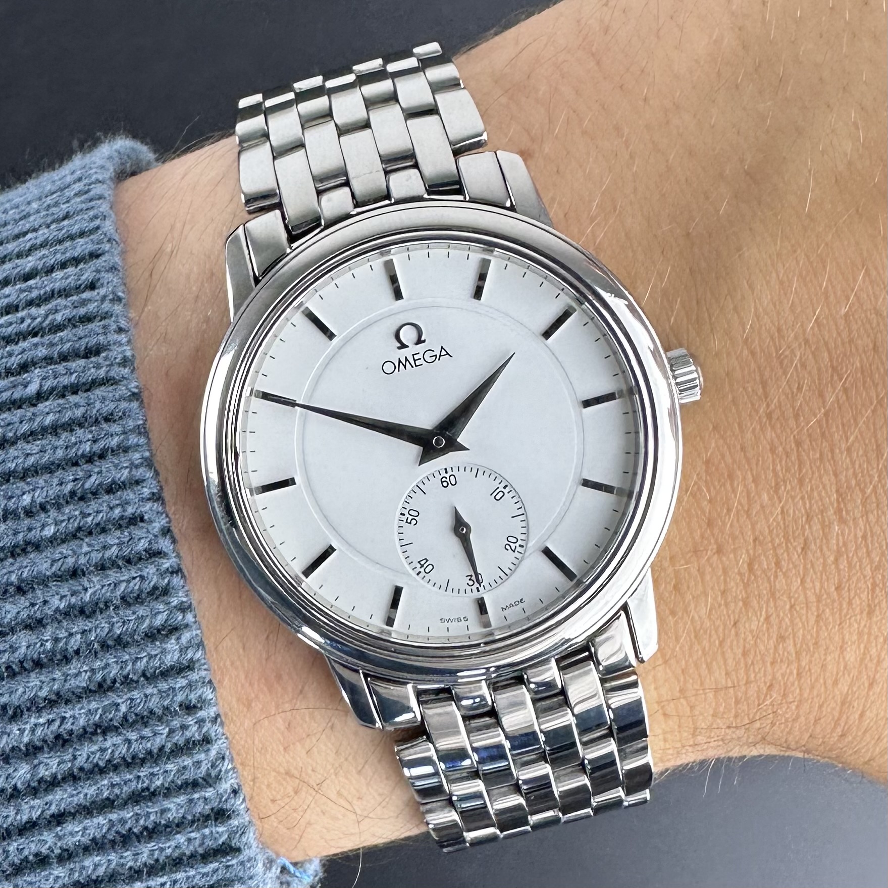 Vintage Omega De Ville Prestige Subdial Manual Wind 125.0150 - 34,5mm - 1998