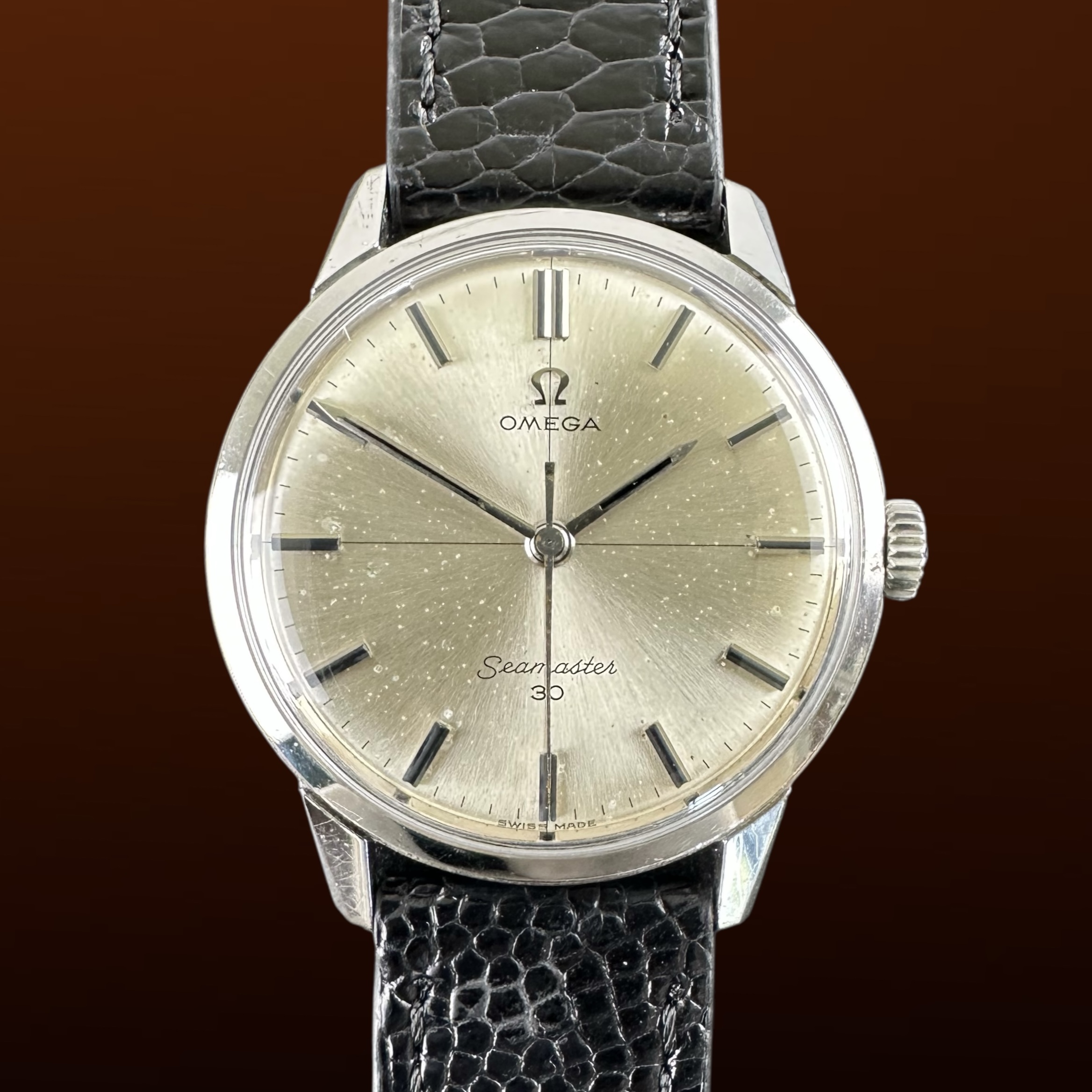 Vintage Omega Seamaster 30 Crosshair Manual Wind 135.007-63 - 35mm - 1963