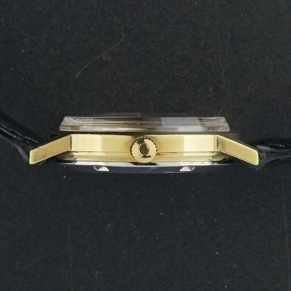 Vintage Omega Genève Automatic Date Gold Plated 166.0163 - 35mm - 1973