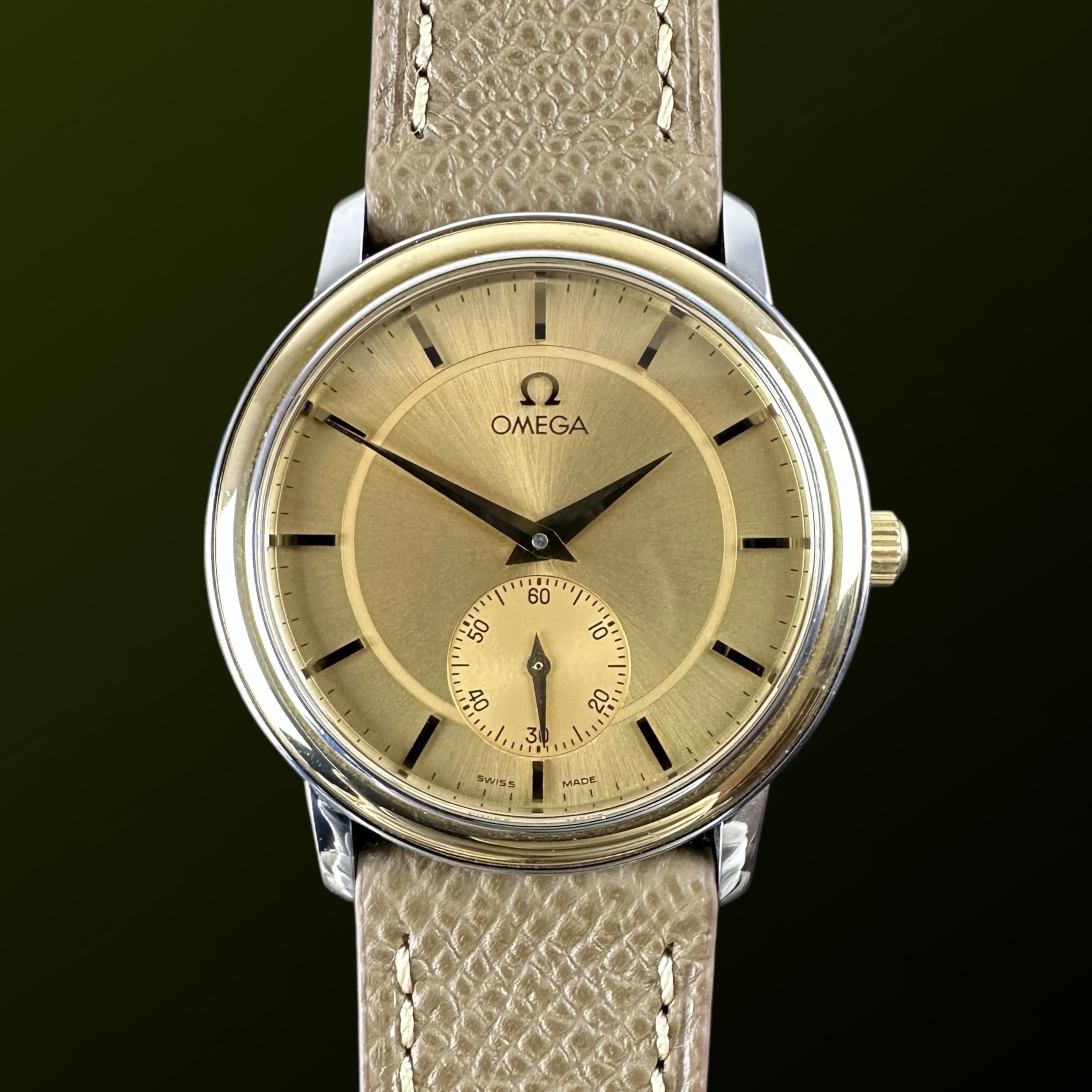 Vintage Omega De Ville Prestige Small Seconds Two-Tone 4720.11.01 - 34,5mm - 1998