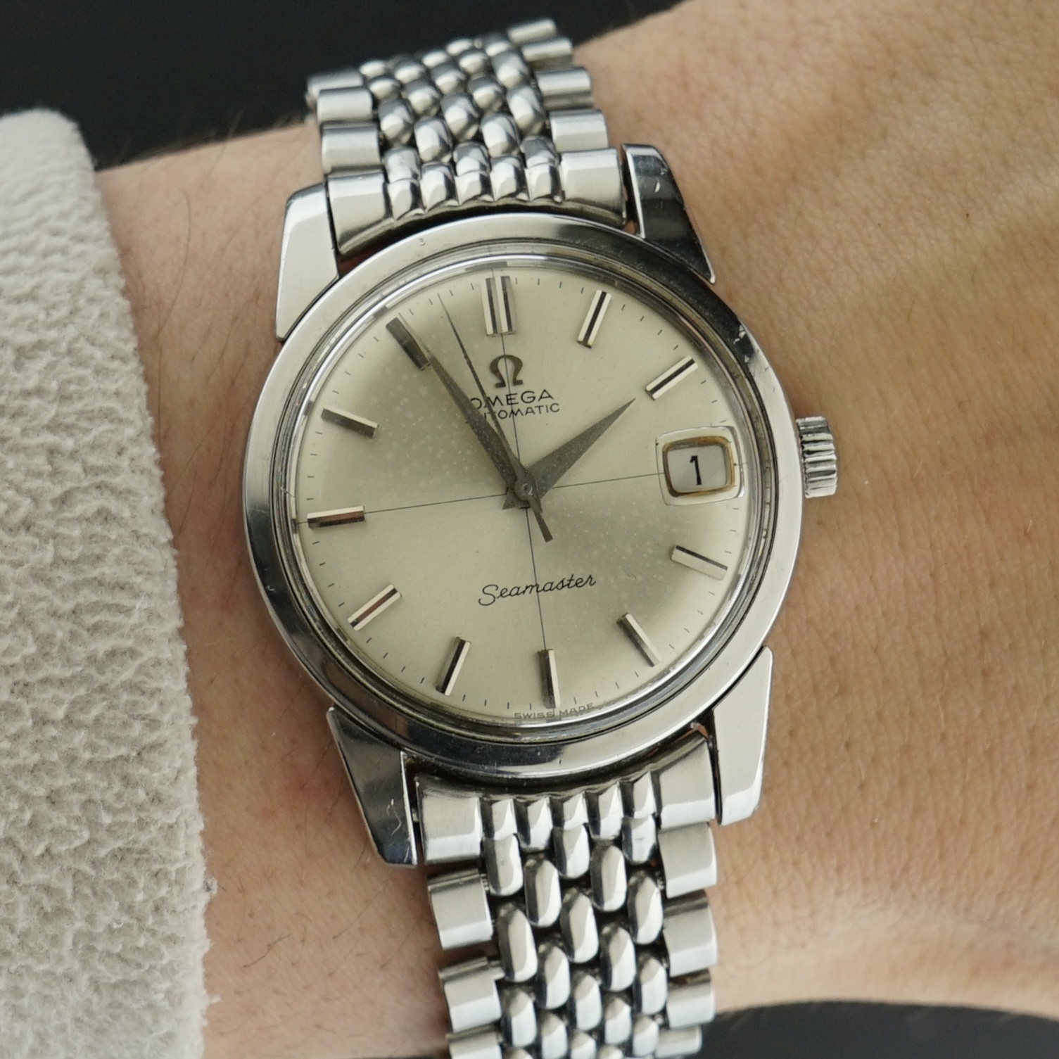 Vintage Omega Seamaster Crosshair Automatic on BOR 166.009 - 34mm - 1965