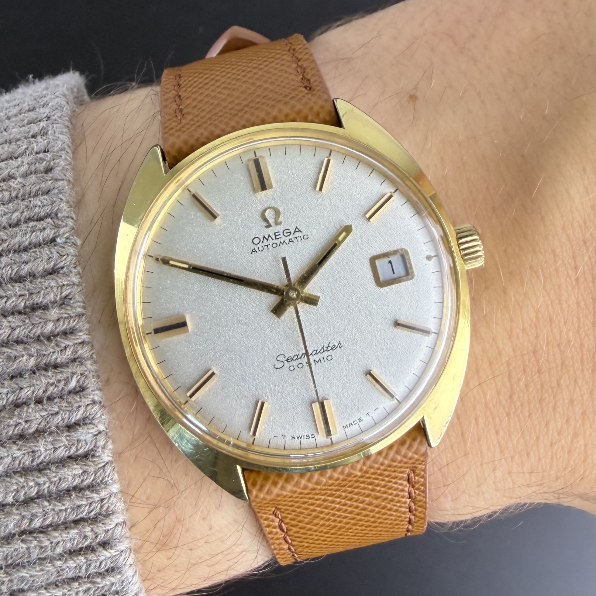 Vintage Omega Seamaster Cosmic Automatic Sparkle dial 166.026 - 35mm - 1970