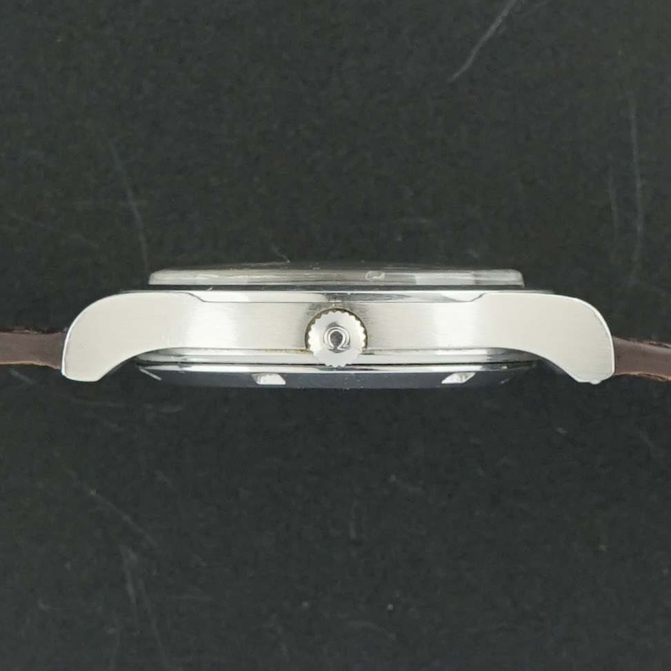 Vintage Omega Genève Automatic Green Fumé Spider dial 166.0168 - 36,5mm - 1973