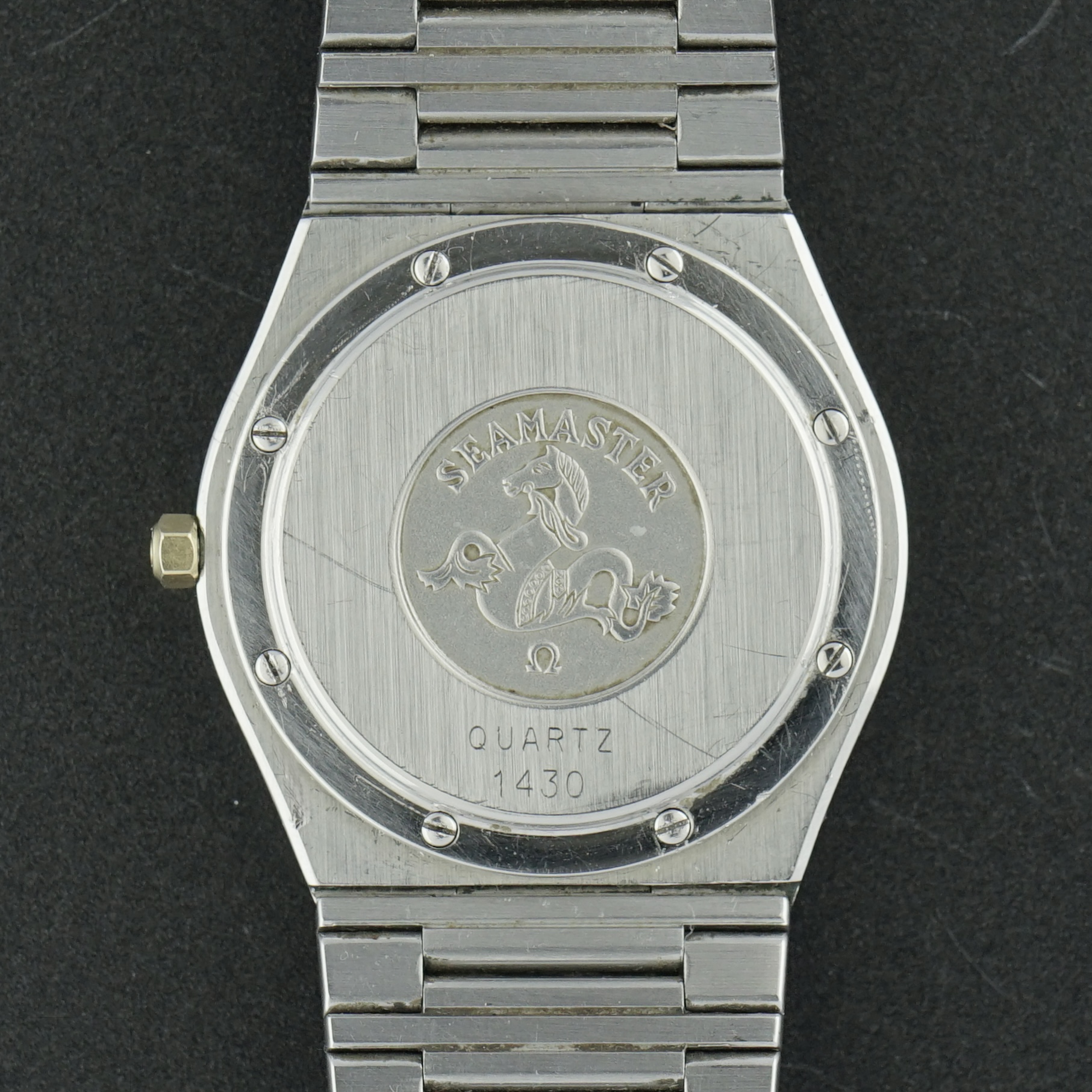 Vintage Omega Seamaster Mariner III Quartz ST 396.0985 - 33mm - 1983 + Box