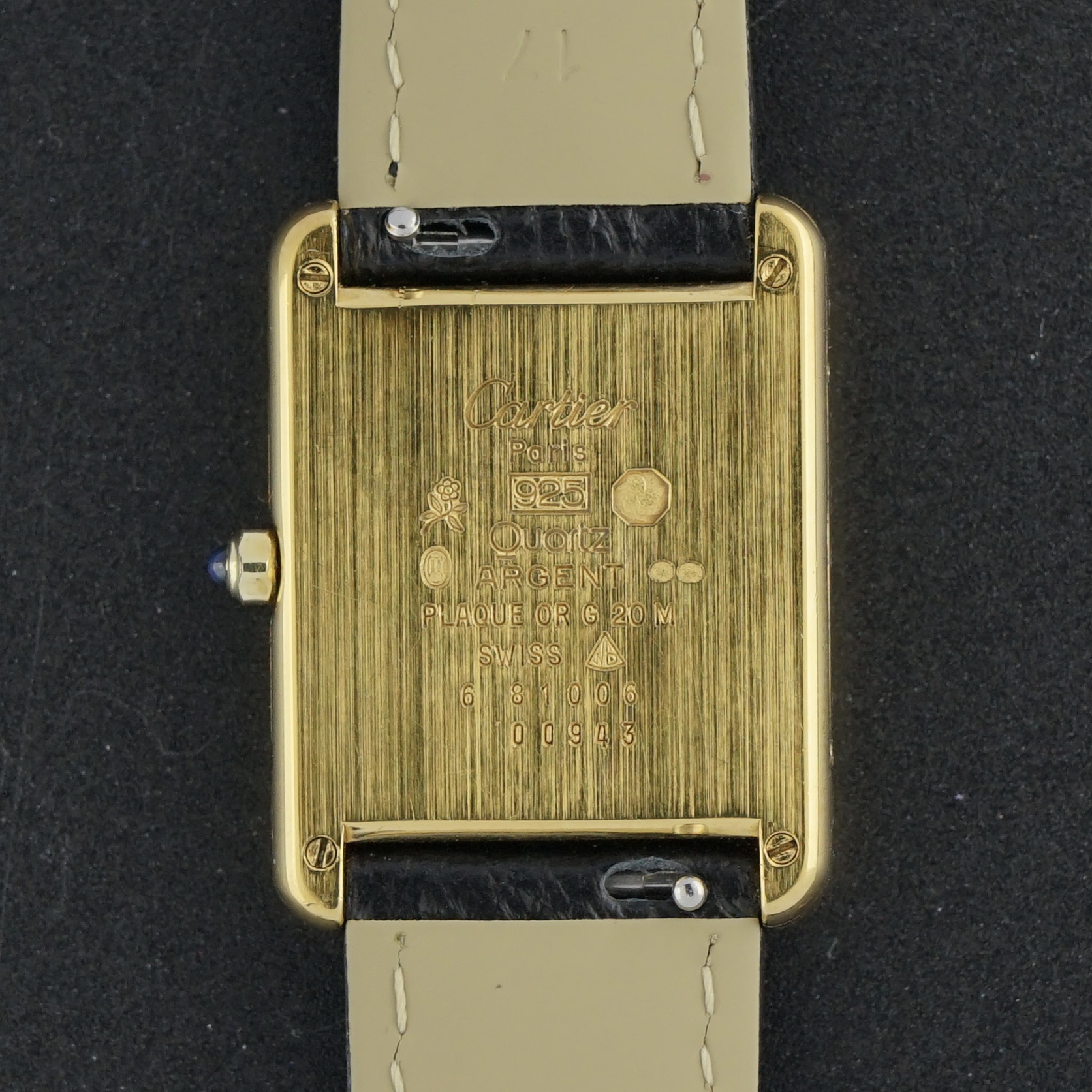 Vintage Cartier Tank Vermeil LM Quartz 681006 - 23,5mm - 1990s