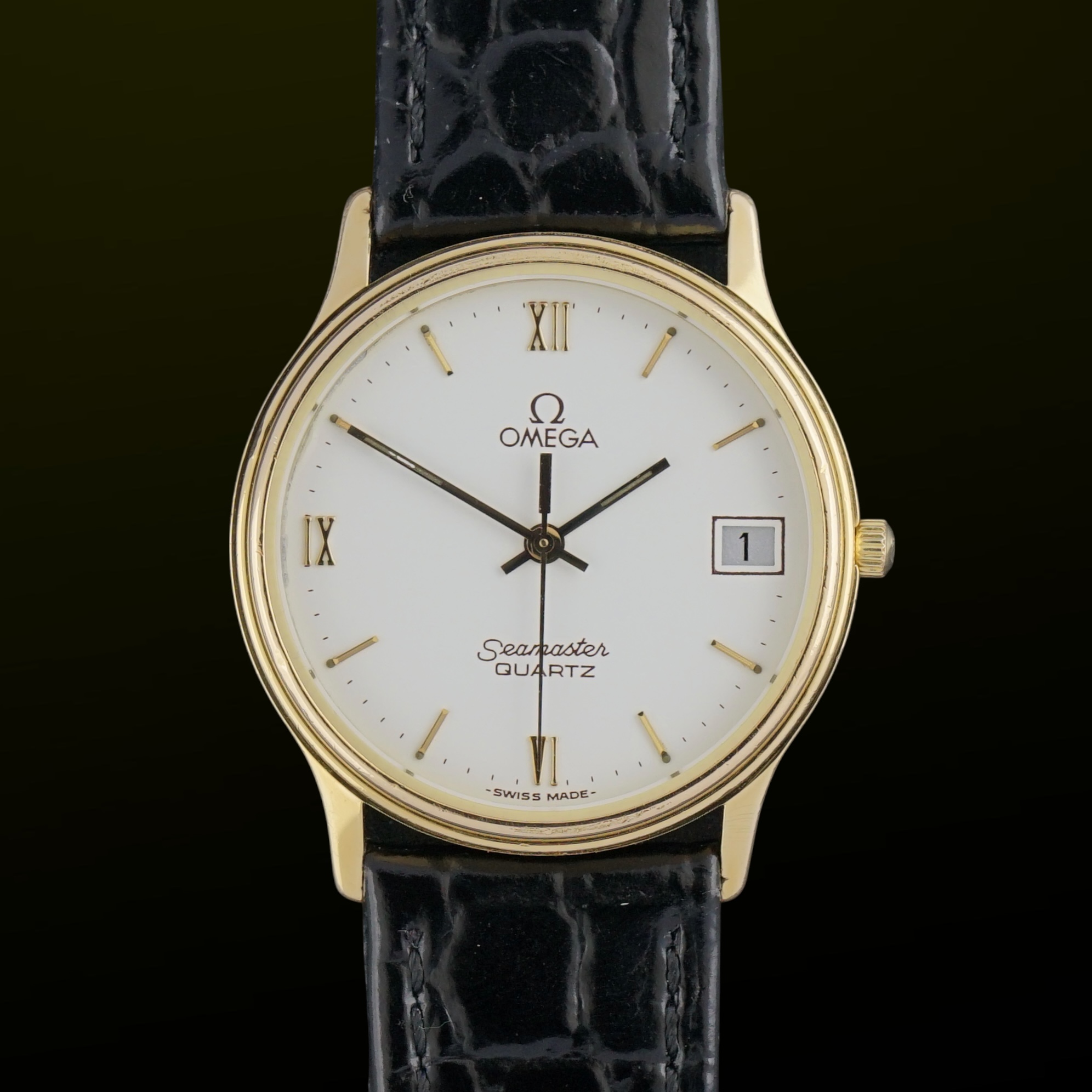 Vintage Omega Seamaster Quartz Roman Numerals 196.0263 - 32mm - 1982