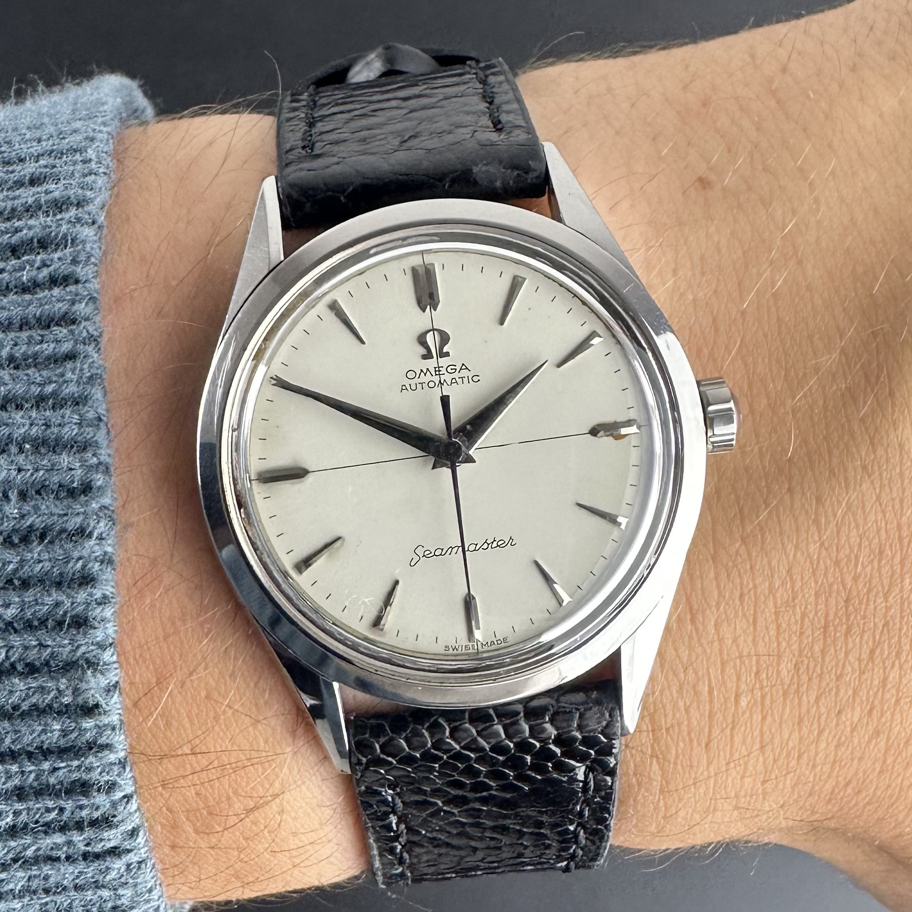 Vintage Omega Seamaster Crosshair Automatic 2802-7 SC - 33,5mm - 1958