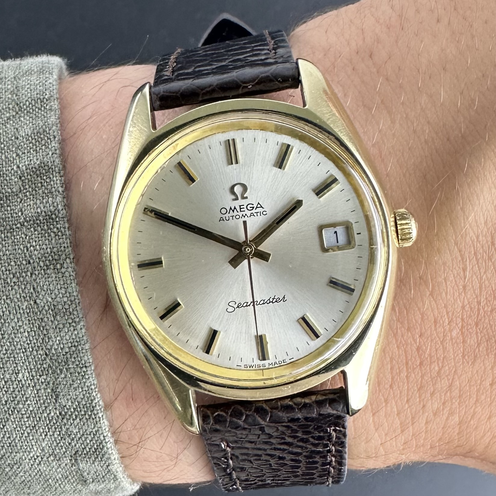 Vintage Omega Seamaster Automatic Gold Plated 166.067 - 36mm - 1969