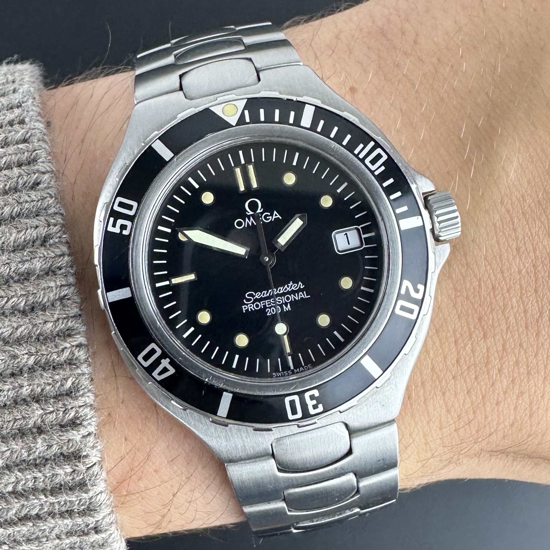 Vintage Omega Seamaster Professional 200m Pre Bond Quartz 396.1062 - 36mm - 1993