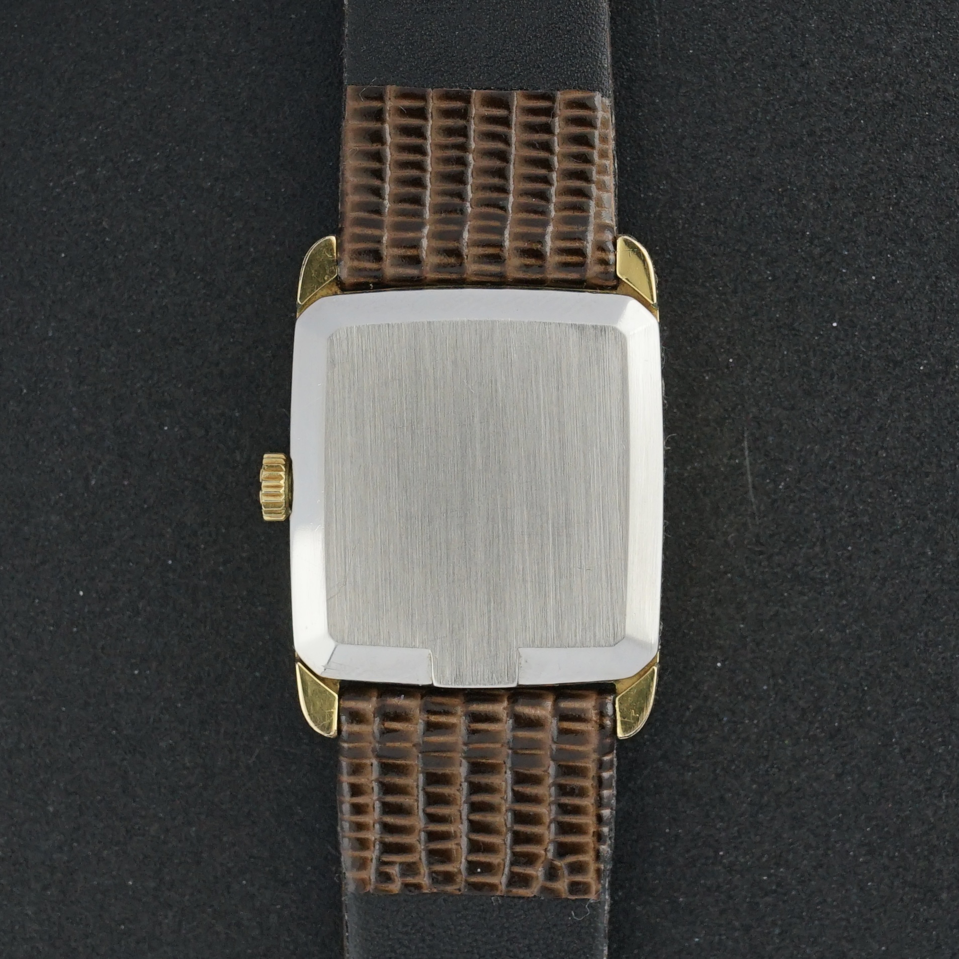 Vintage De Ville Tank Brown dial Gold Plated Manual Wind 511.260 - 21,5mm - 1970