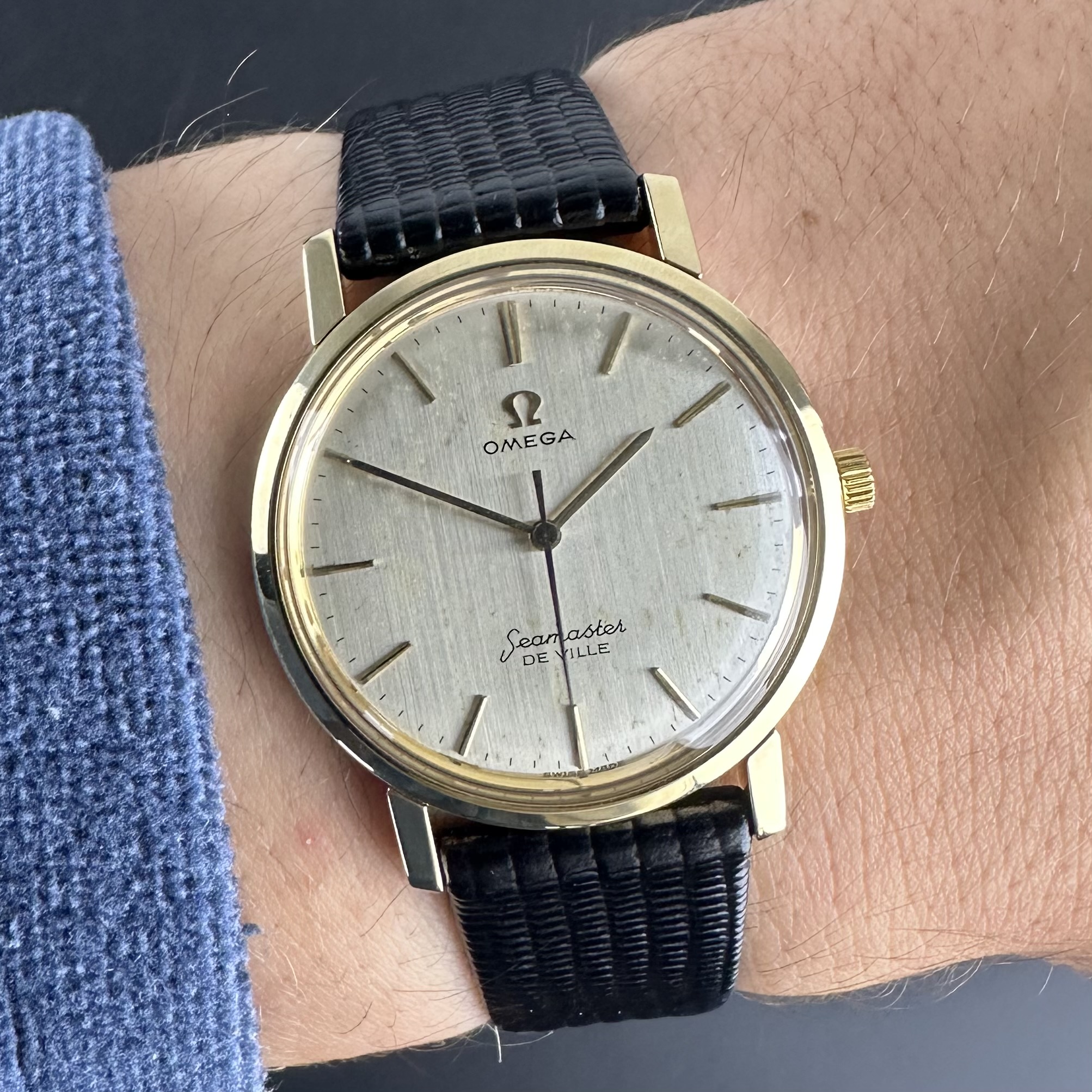 Vintage Omega Seamaster De Ville 14k Solid Yellow Gold 135.001 - 31,5mm - 1966