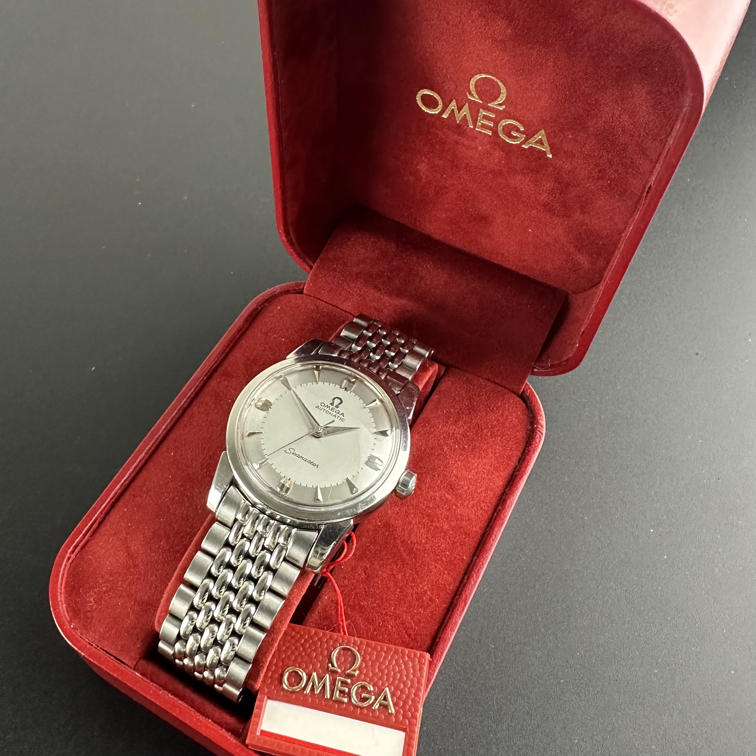 Vintage Omega Seamaster Deluxe Automatic 2846-14 SC / 2848 - 34mm - 1958 + Box