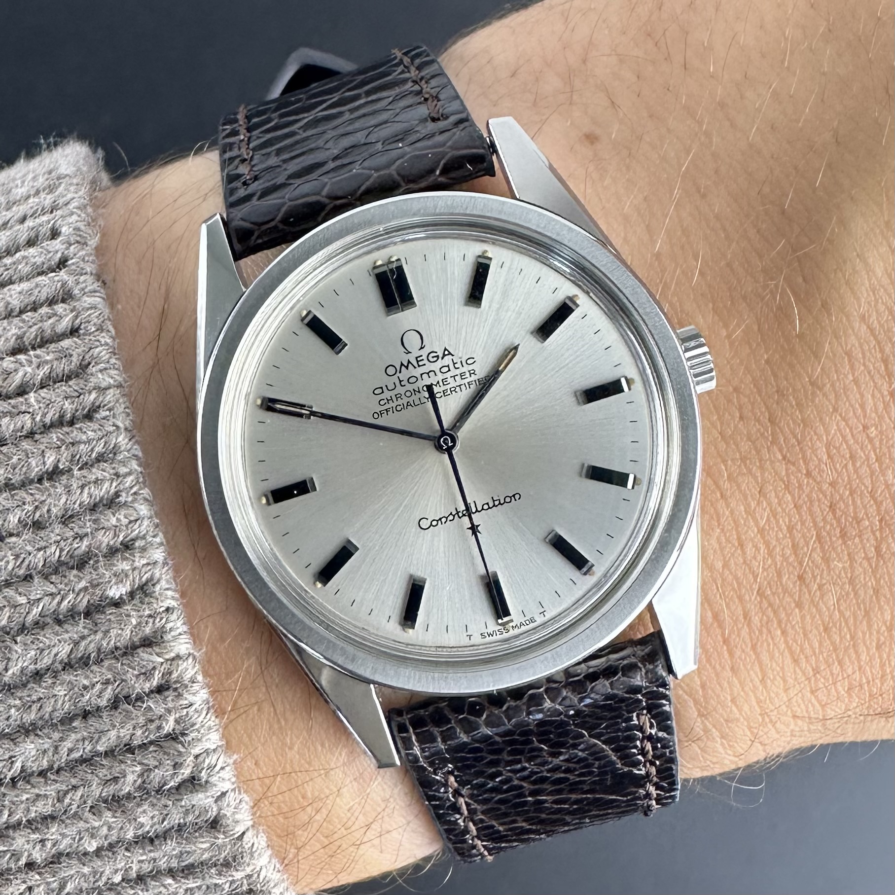 Vintage Omega Constellation Automatic Chronometer Ultra thin 167.021 - 33mm - 1966 MINT