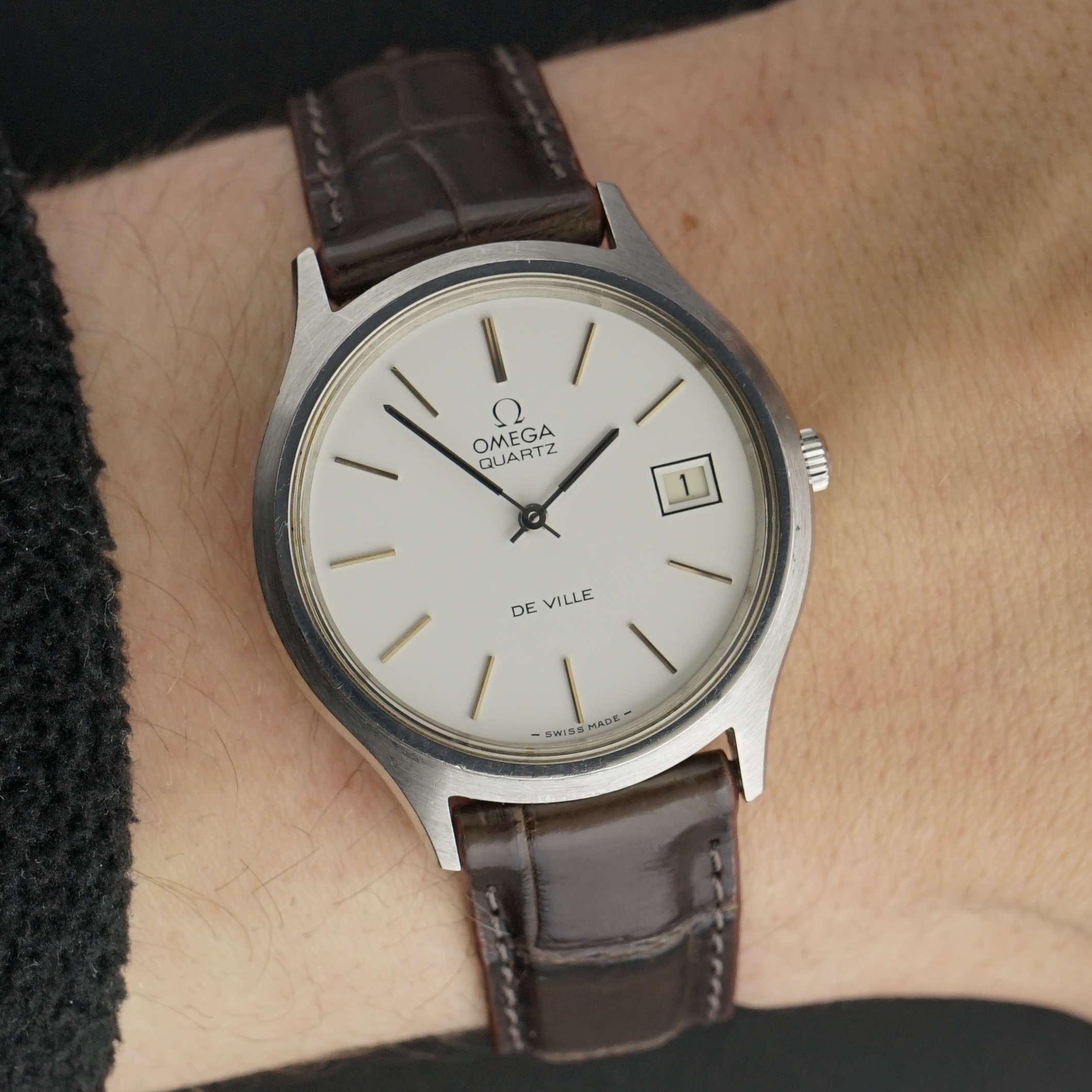 Vintage Omega De Ville Quartz Electronic 192.0027 - 35,5mm - 1976