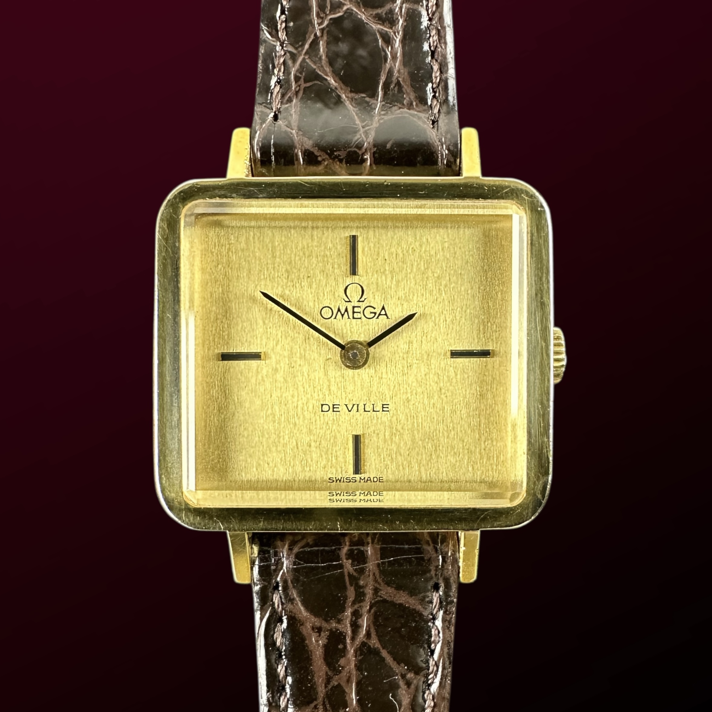 Vintage Omega De Ville “Andrew Grima Emerald” Lady Manual Wind 551.0061 - 26mm - 1969