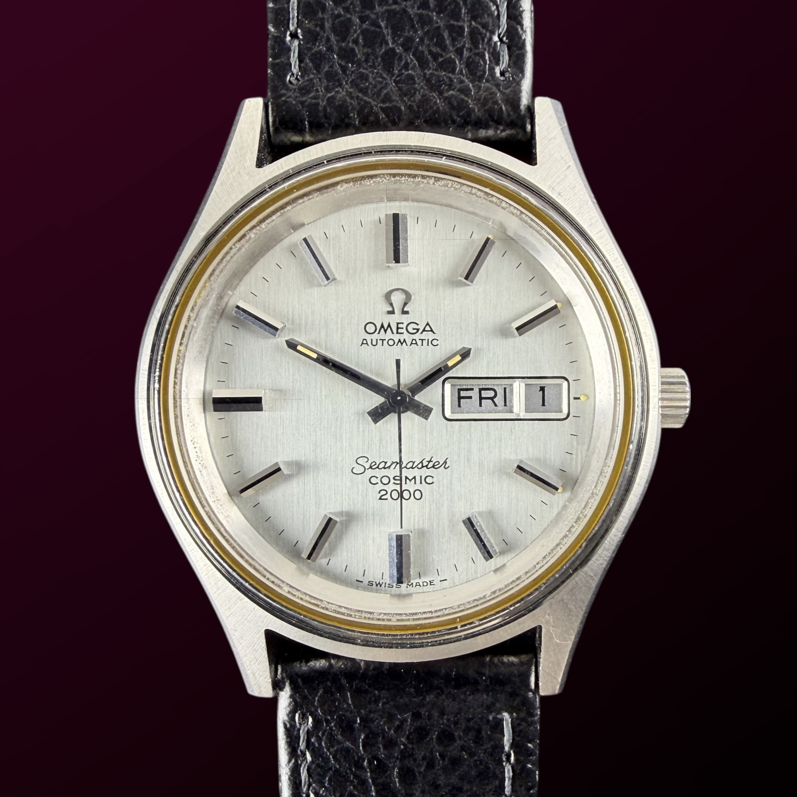 Vintage Omega Seamaster Cosmic 2000 DayDate Automatic 166.0129 - 38mm - 1974