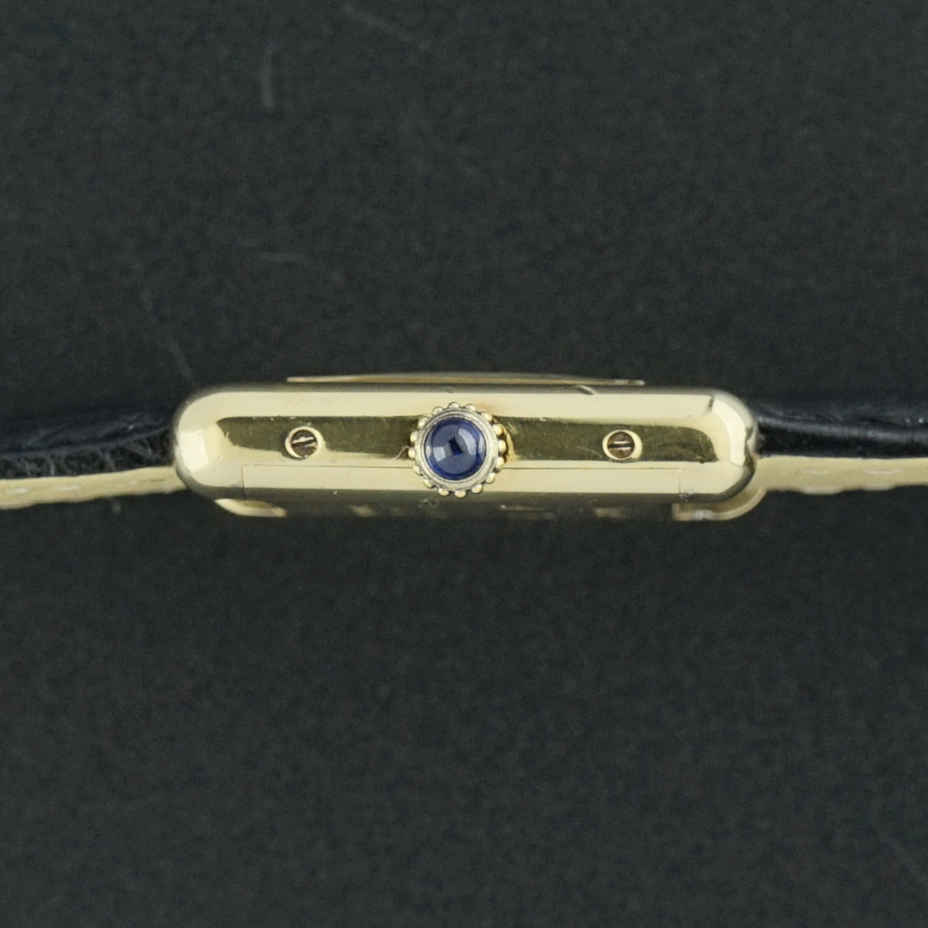 Vintage Cartier Tank Vermeil SM Manual Wind Roman dial 20,5mm - 1990s