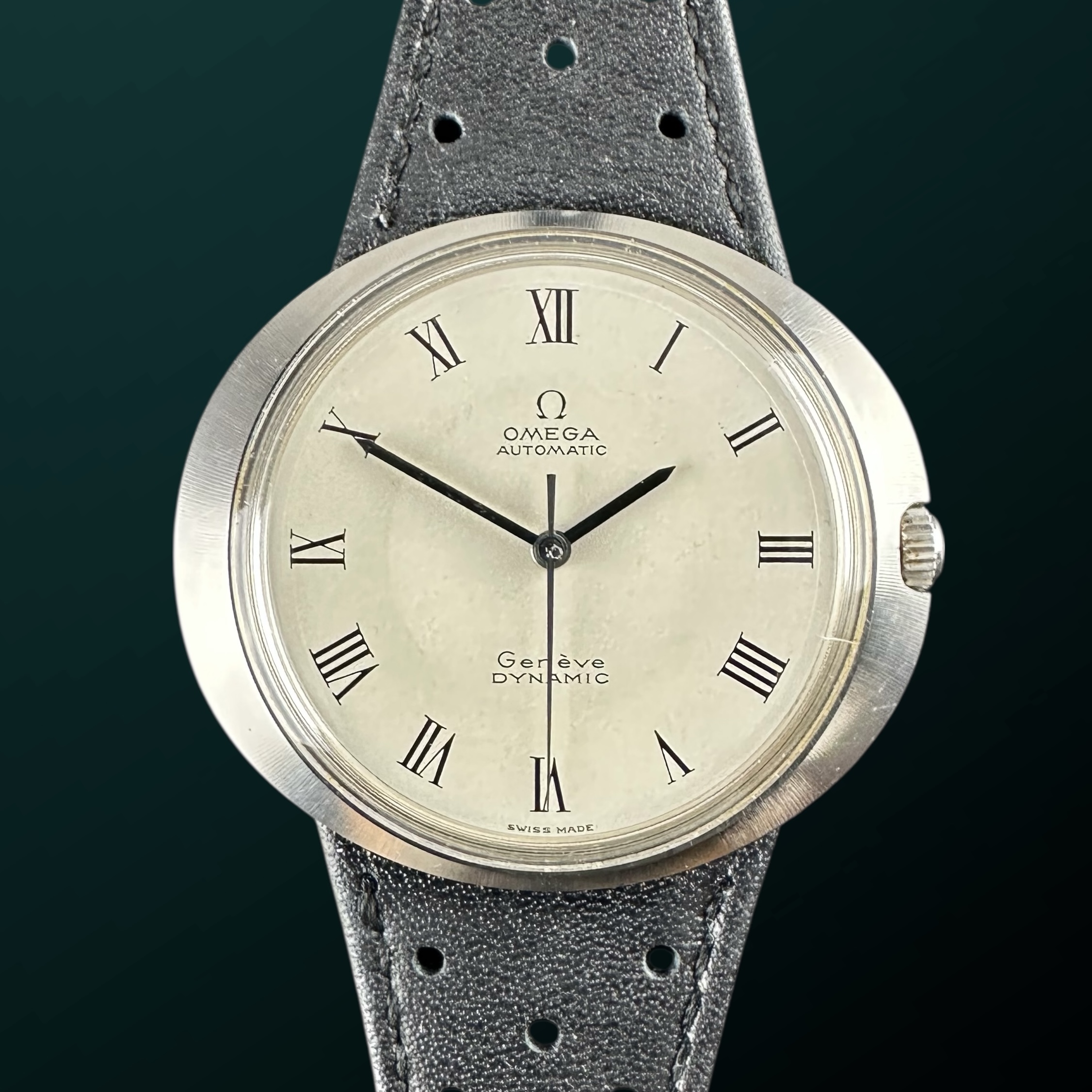 Vintage Omega Genève Dynamic Automatic Roman Numerals 165.039 - 41mm - 1972